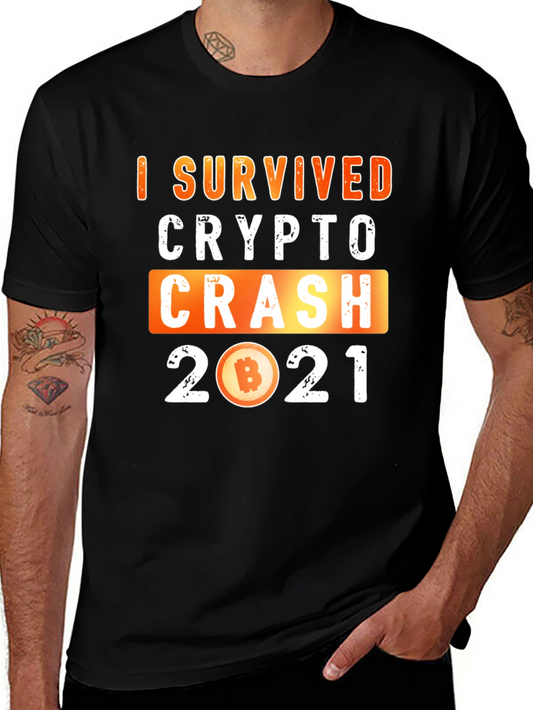 Crypto Crash 2021 T-Shirt Bitcoin