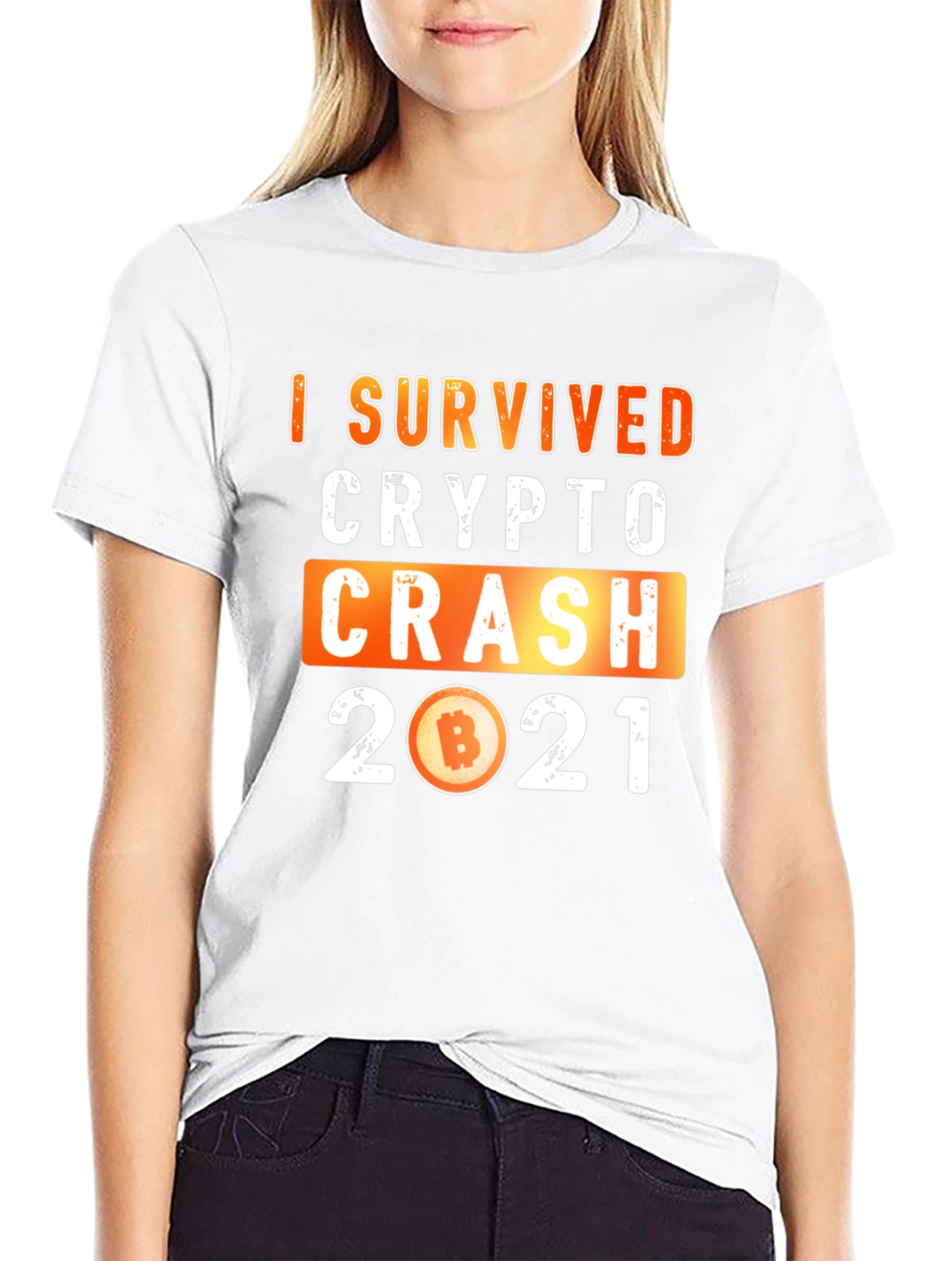 Crypto Crash 2021 T-Shirt Bitcoin