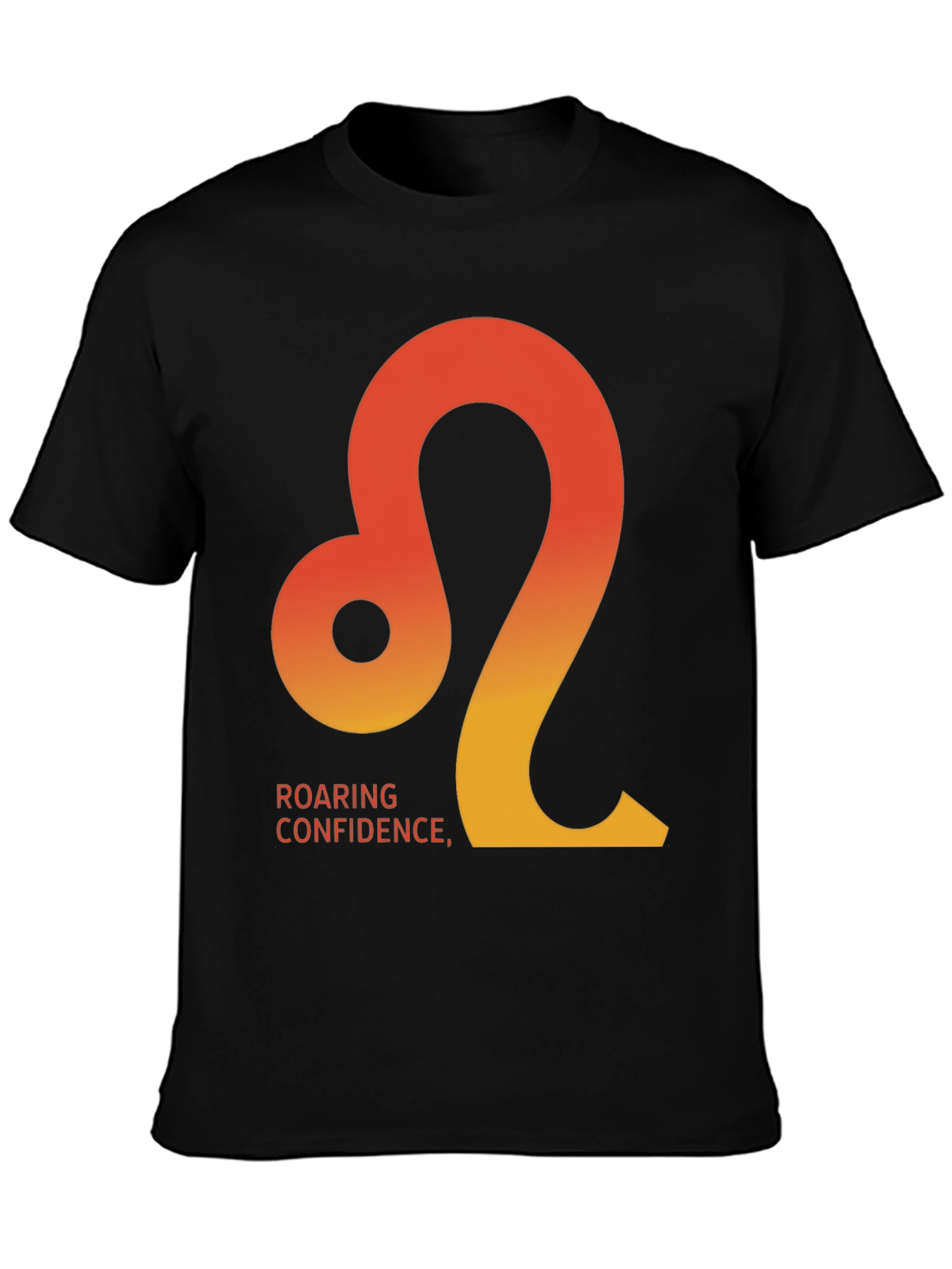 Leo Zodiac Sign T-Shirt - Roaring Confidence Tee