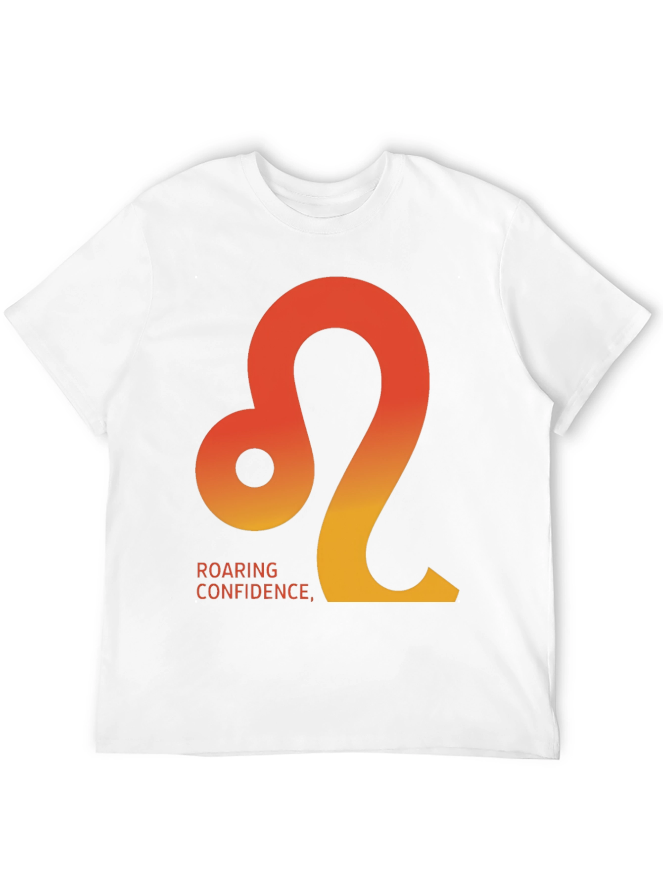 Leo Zodiac Sign T-Shirt - Roaring Confidence Tee