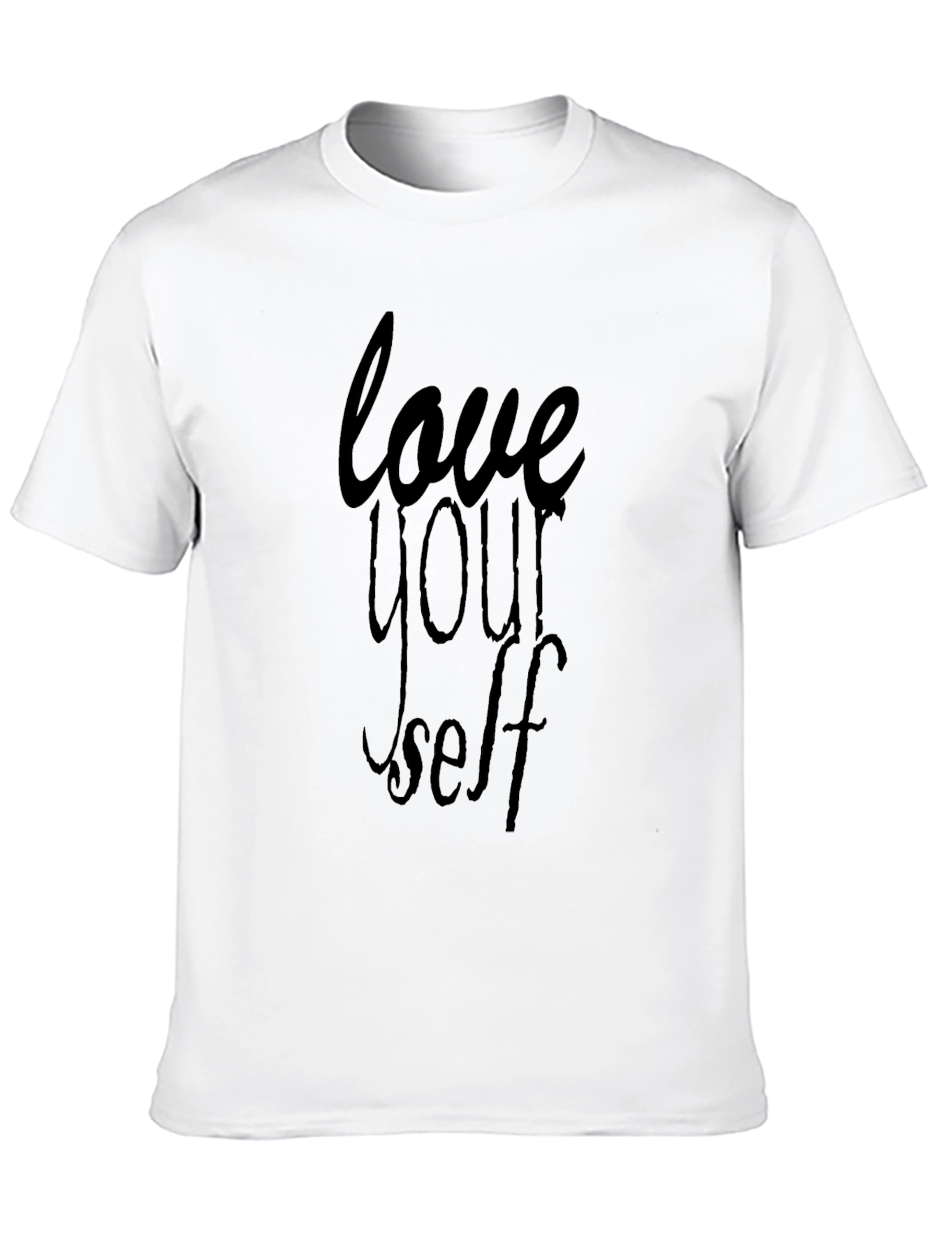 Love Yourself Black Graphic Tee