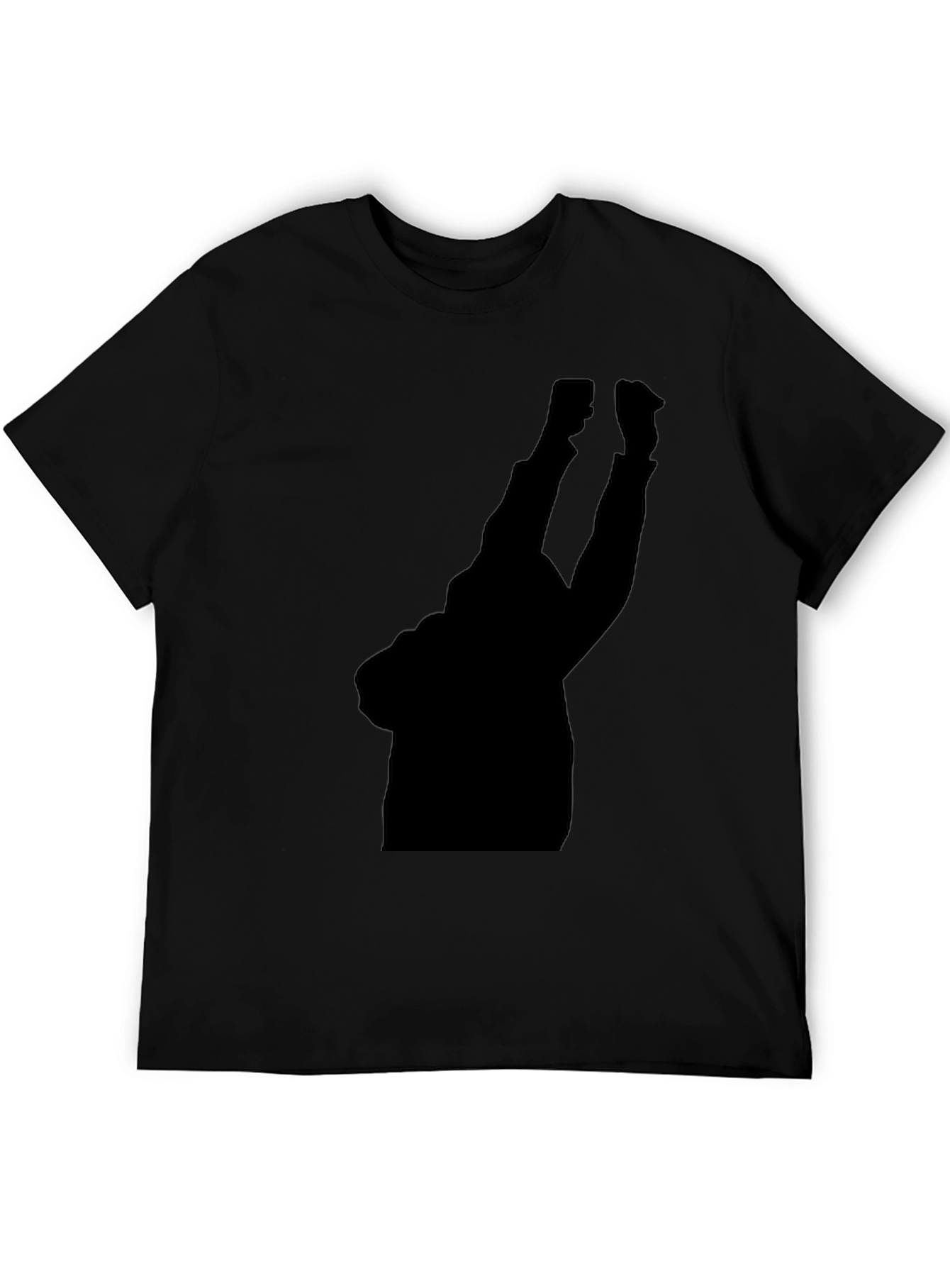 Silhouette Graphic Black T-Shirt