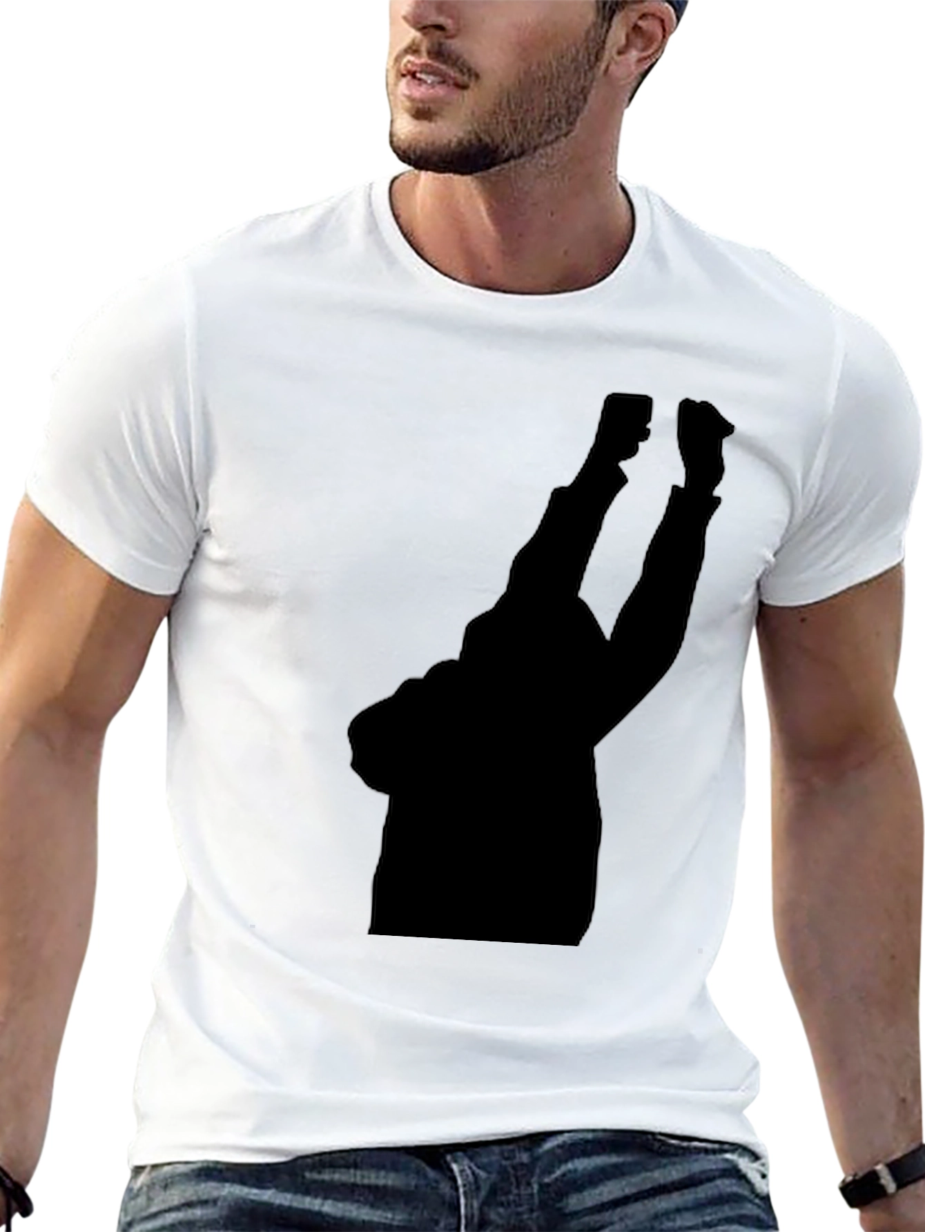 Silhouette Graphic Black T-Shirt