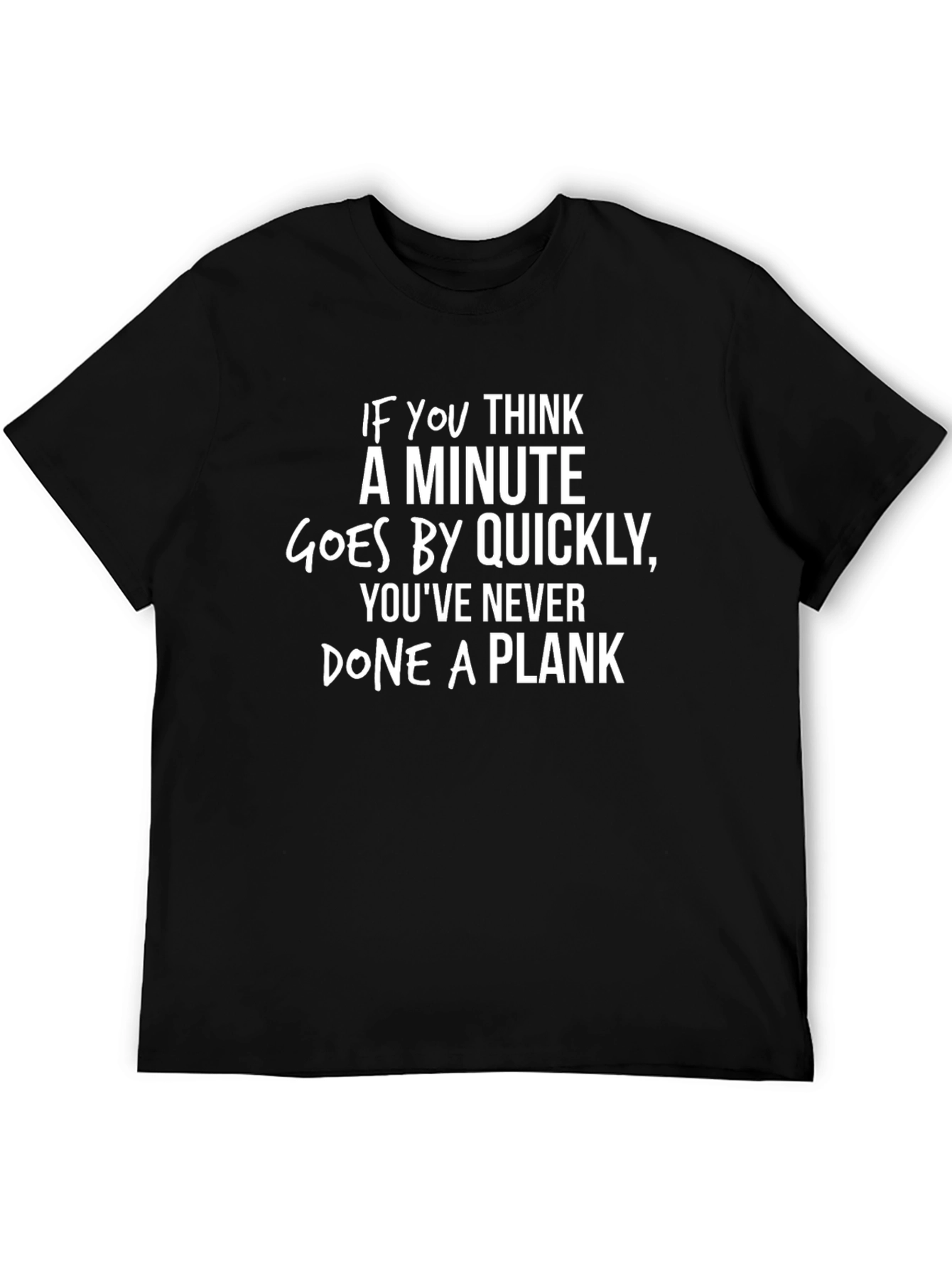 Plank Exercise Funny Graphic T-Shirt