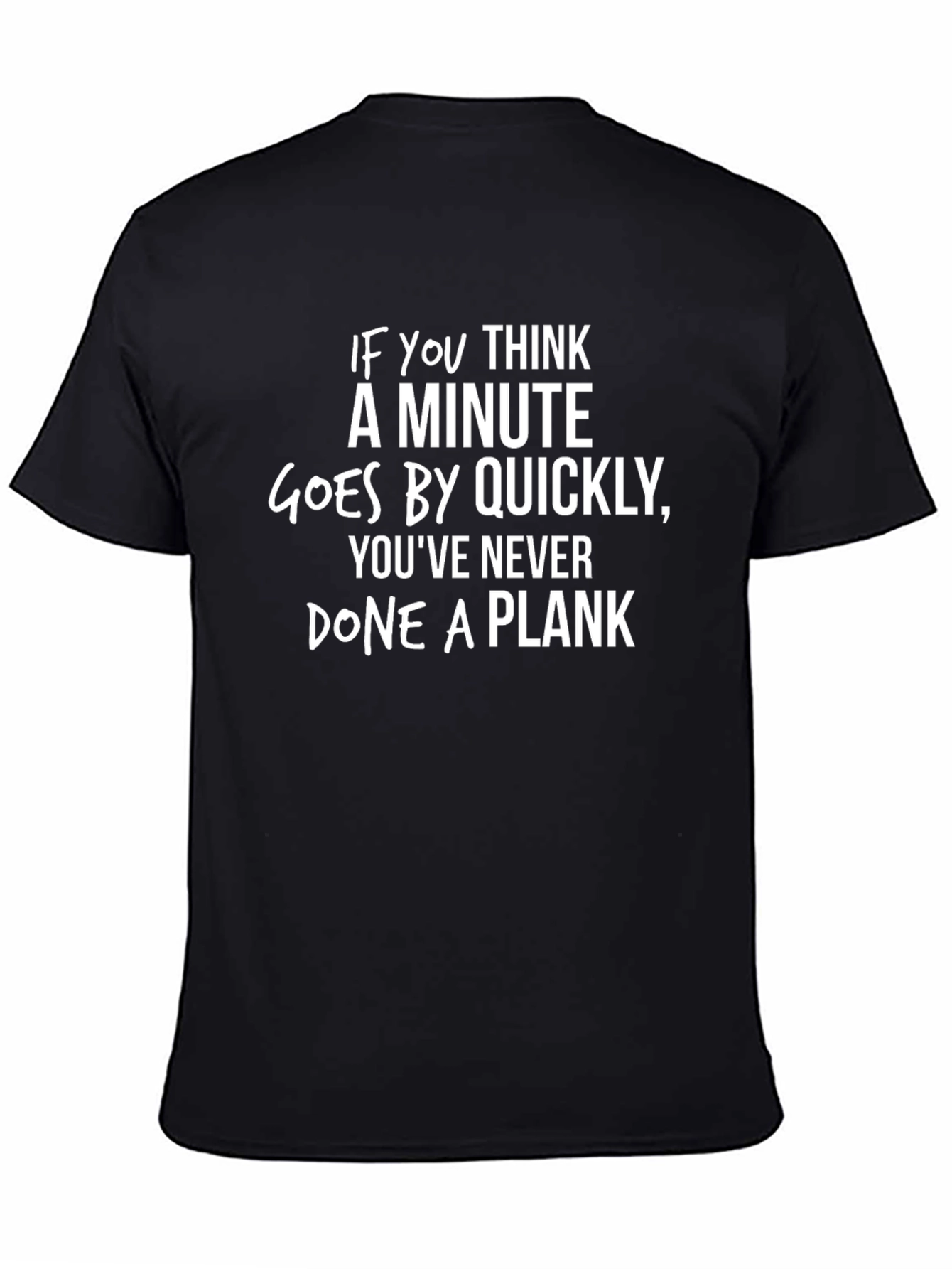 Plank Exercise Funny Graphic T-Shirt