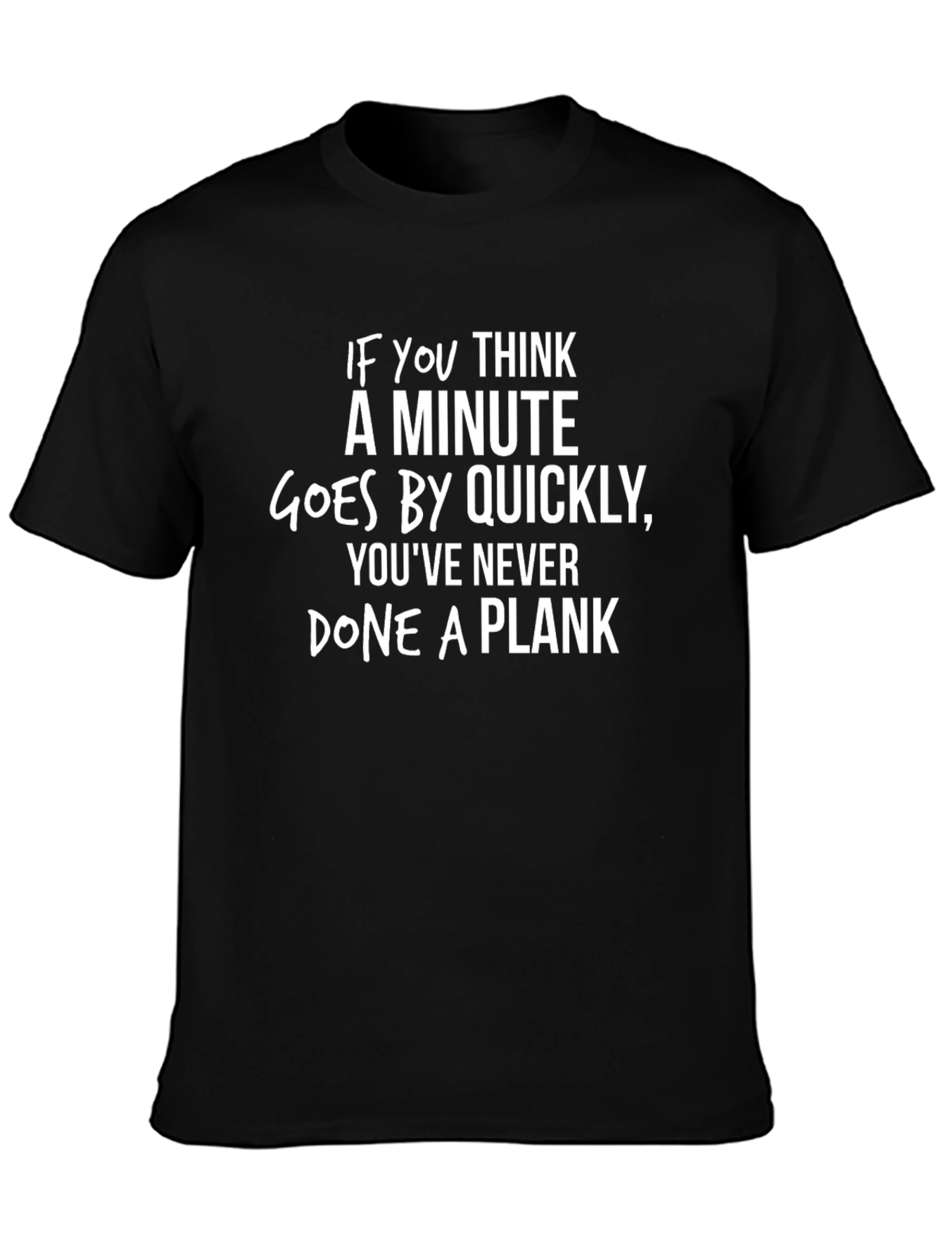 Plank Exercise Funny Graphic T-Shirt