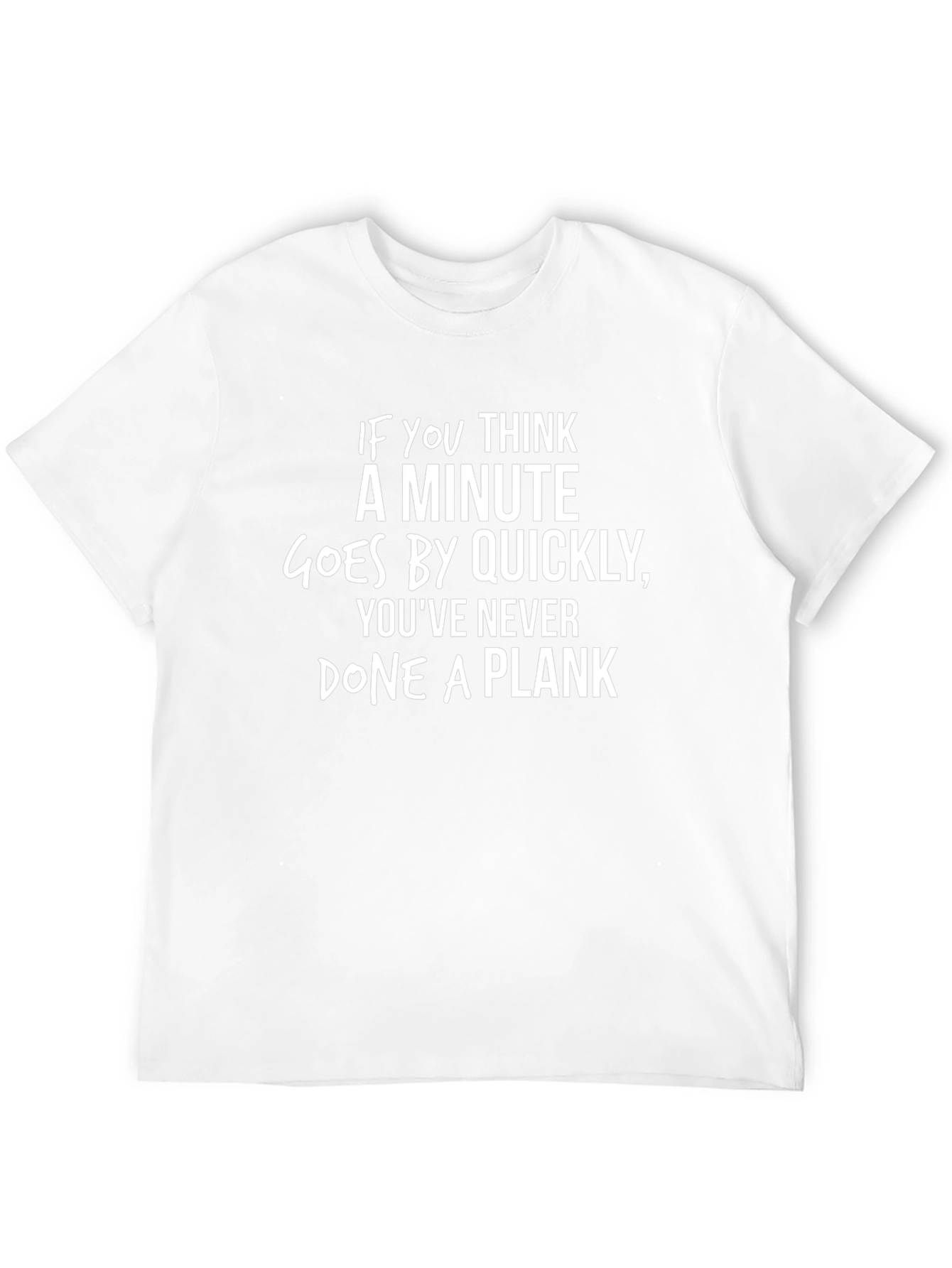 Plank Exercise Funny Graphic T-Shirt