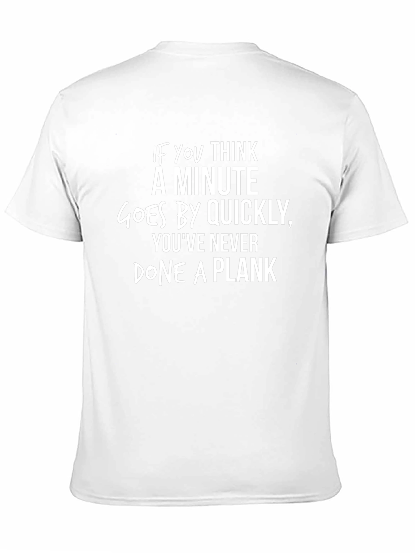 Plank Exercise Funny Graphic T-Shirt