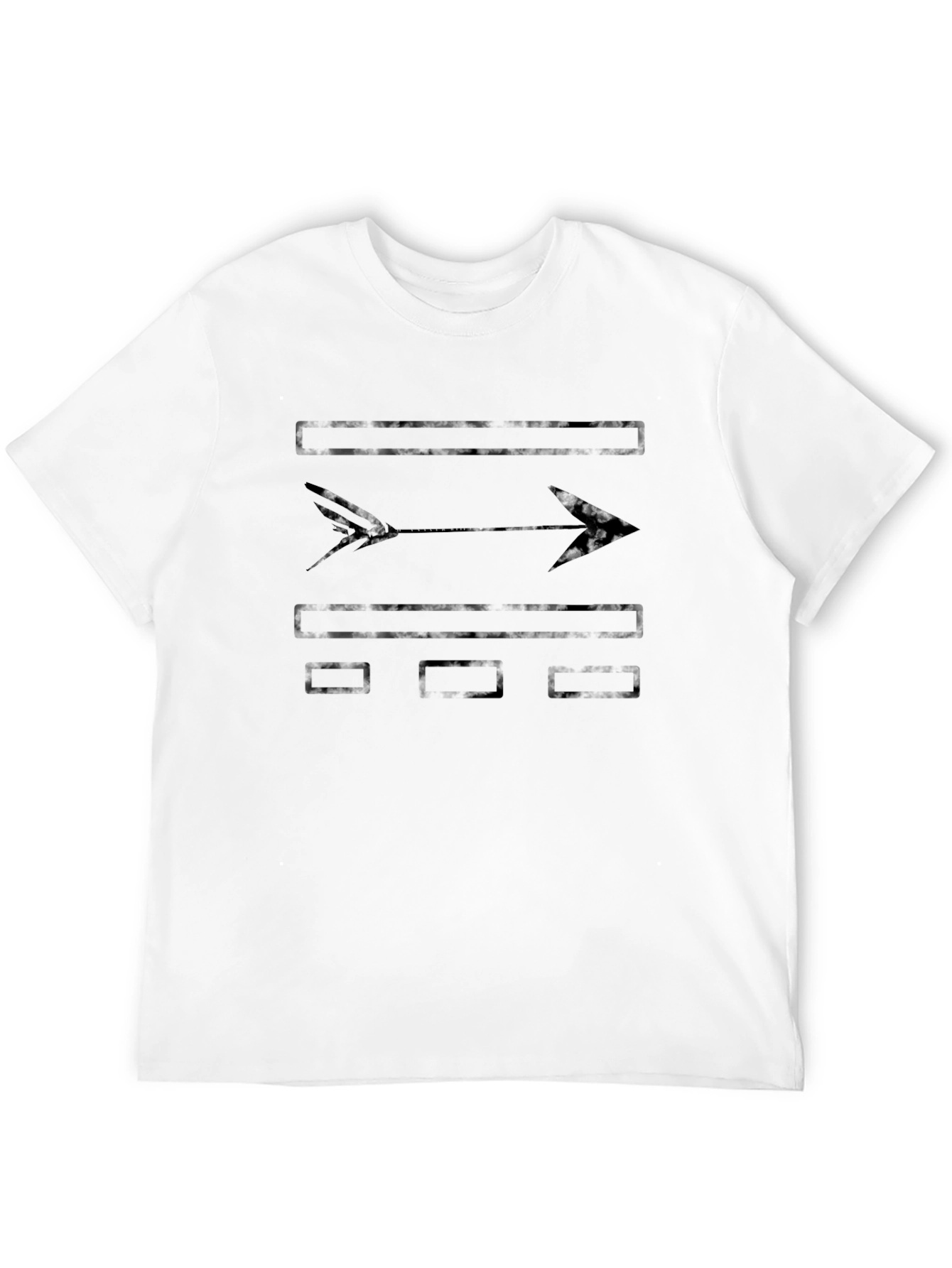 Mens Graphic Arrow T-Shirt - Soft Cotton Tee
