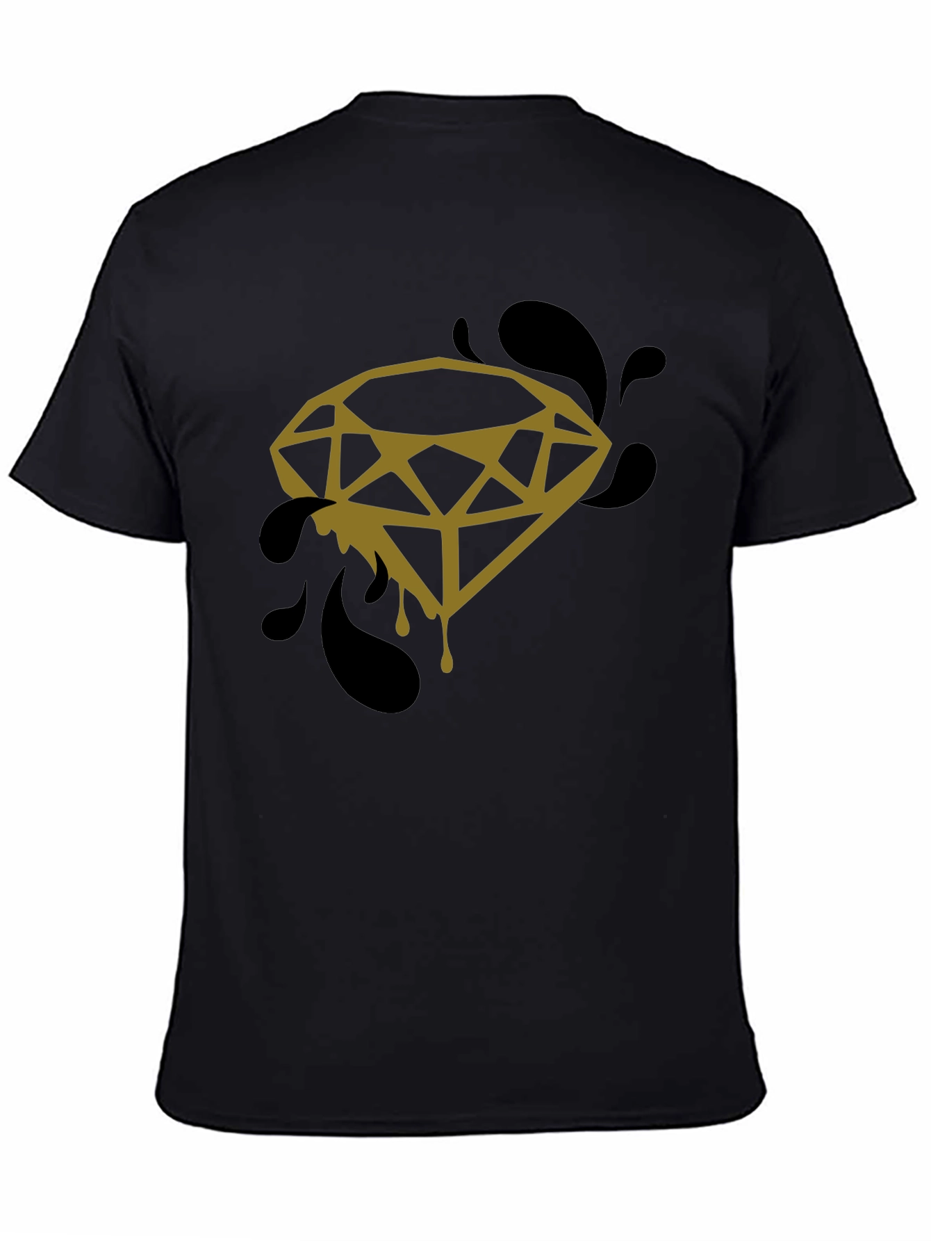 Diamond Drip Graphic Tee - Modern Streetwear