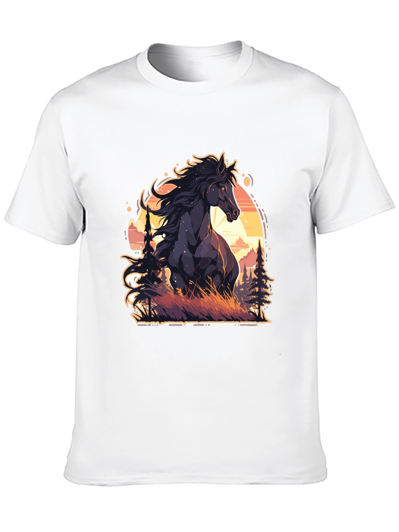 Black Horse Graphic Tee
