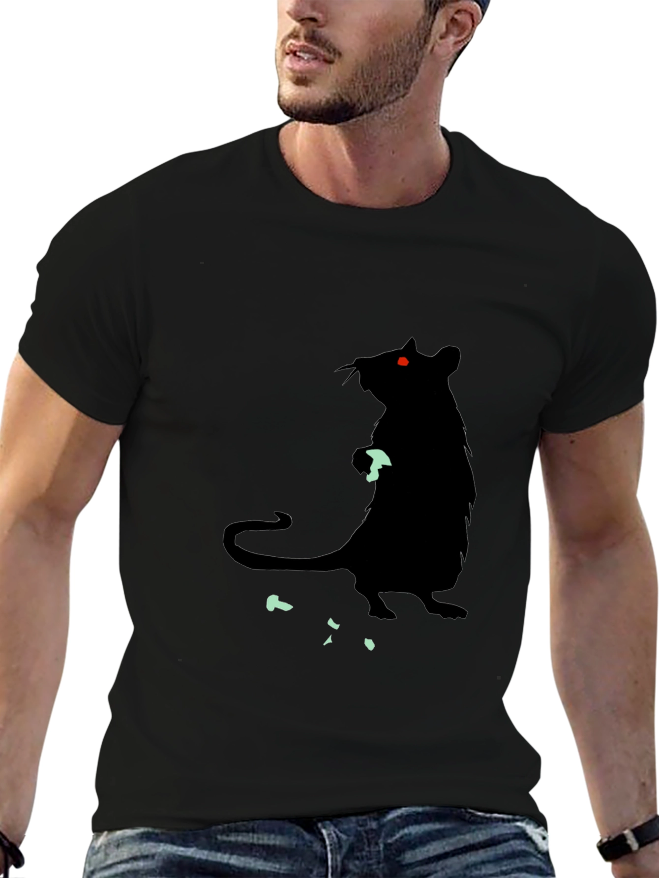 Rat Graphic Tee - Dark Humor T-Shirt