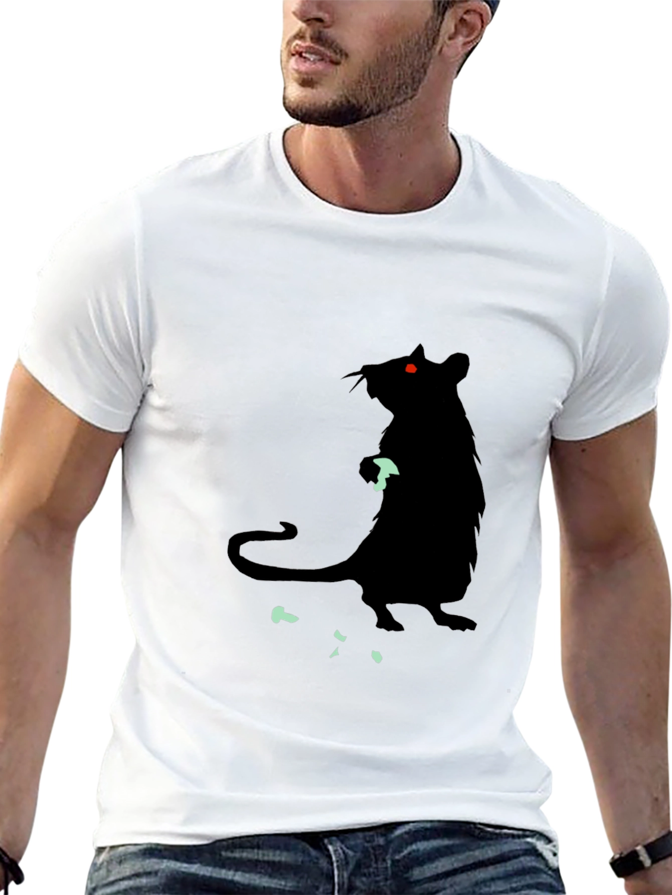 Rat Graphic Tee - Dark Humor T-Shirt