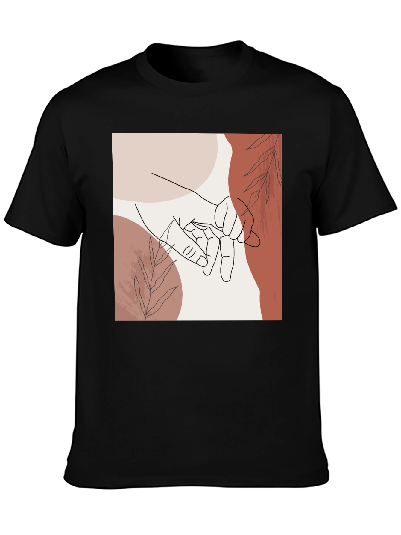 Minimalist Hand Holding Graphic Tee