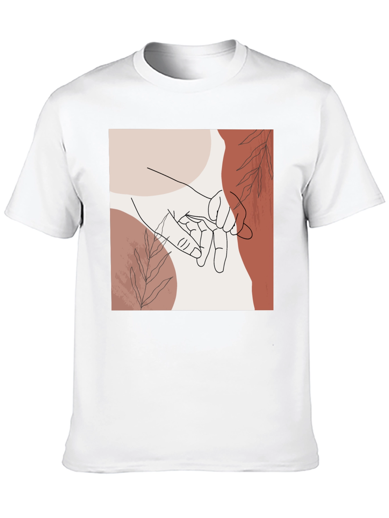 Minimalist Hand Holding Graphic Tee