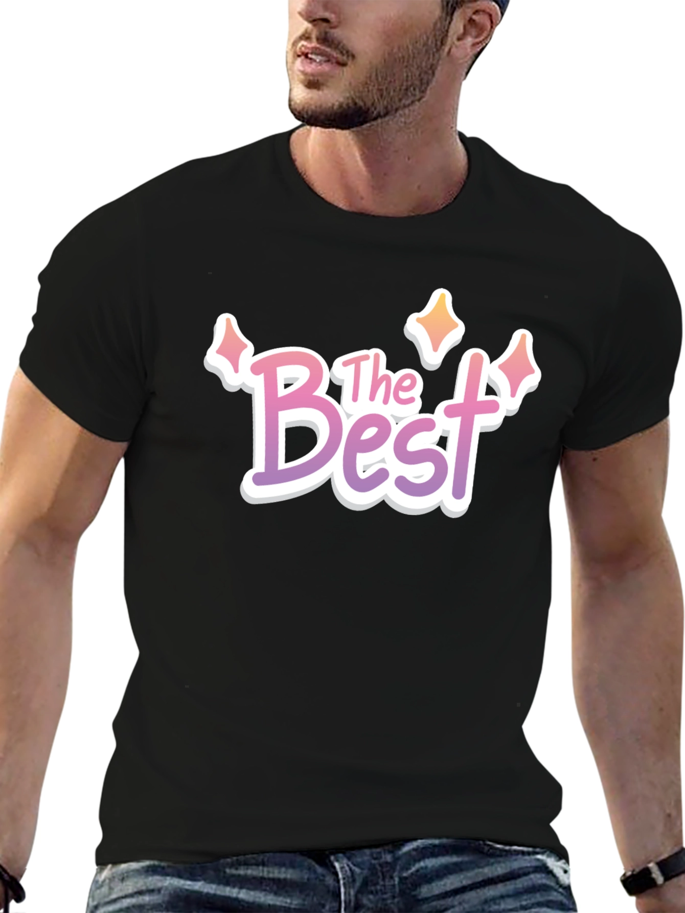 The Best Graphic T-Shirt - Mens Black Tee