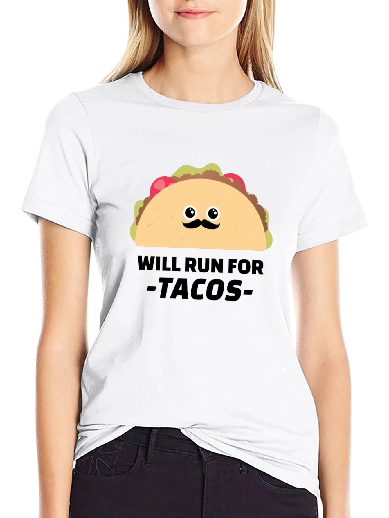Will Run For Tacos Graphic Tee