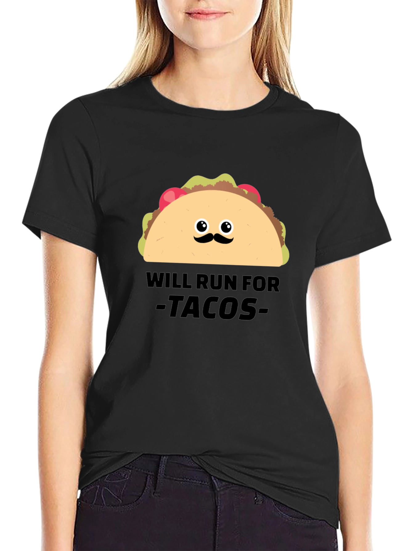 Will Run For Tacos Graphic Tee