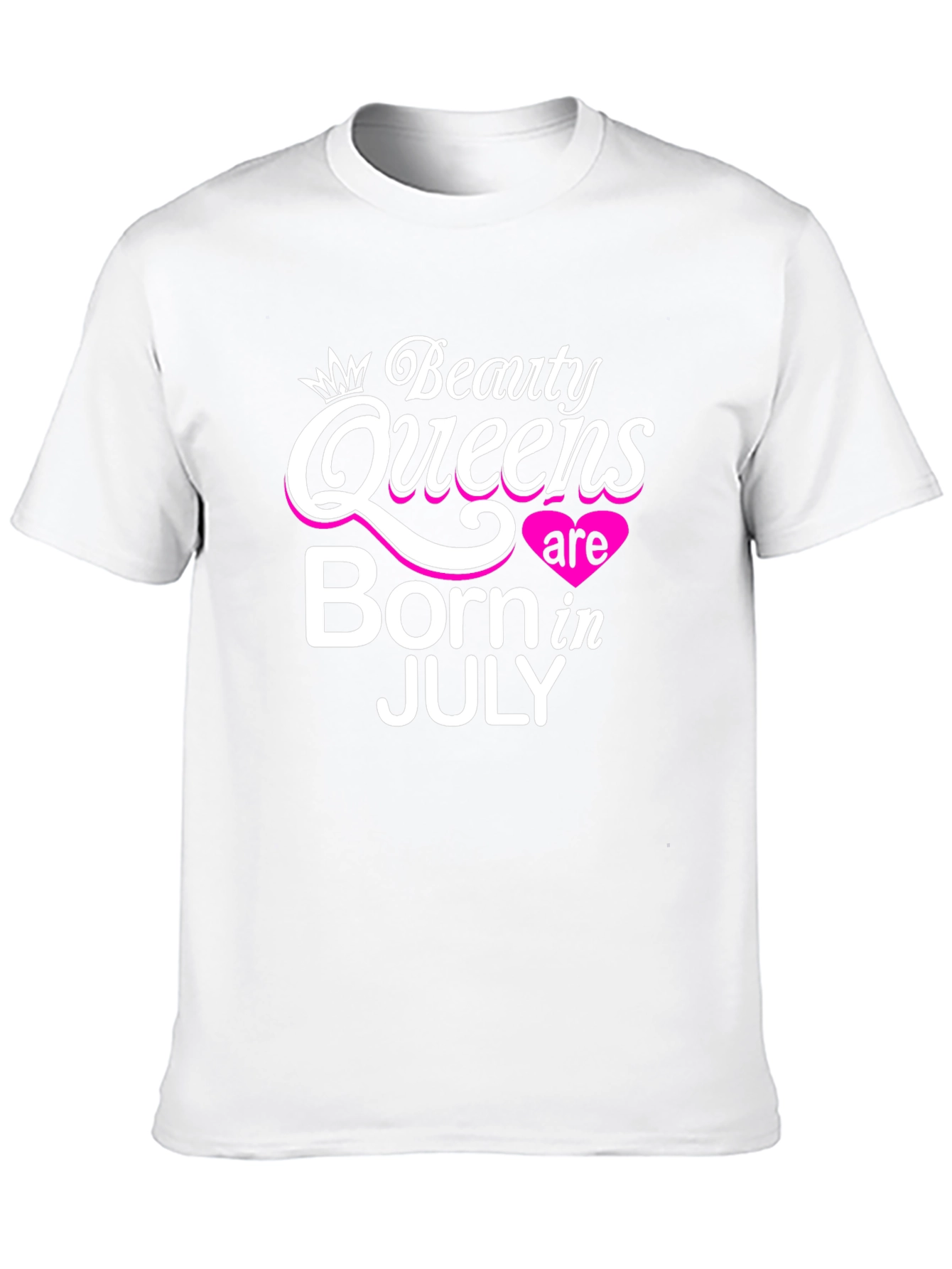 Beauty Queens Born in July Black T-Shirt