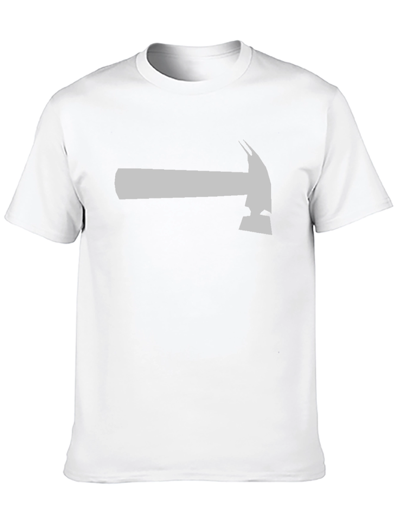 Hammer Graphic Tee - Black Cotton Crewneck