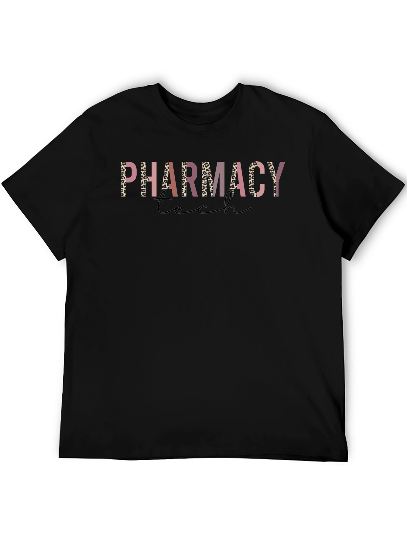 Pharmacy Tech Leopard Print T-Shirt
