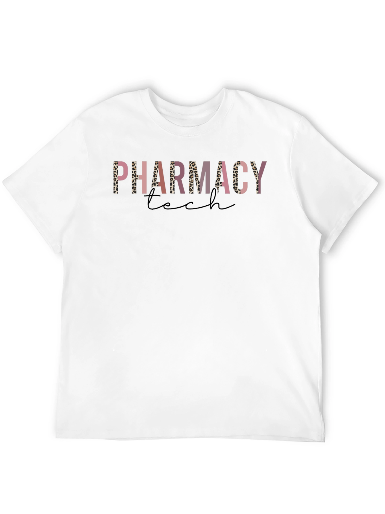 Pharmacy Tech Leopard Print T-Shirt
