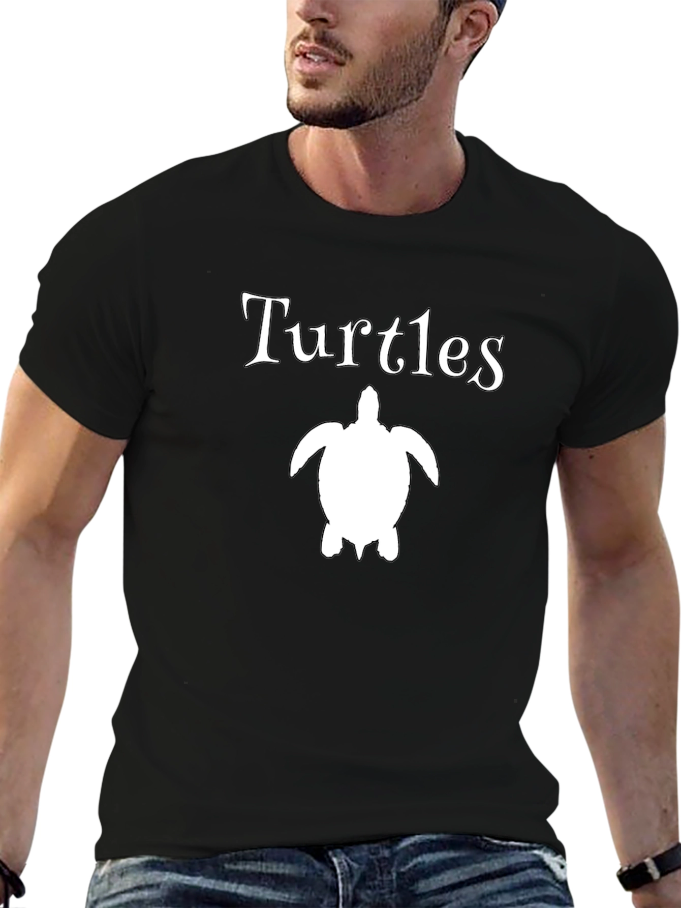 Black Turtles Graphic Tee | Casual Comfort