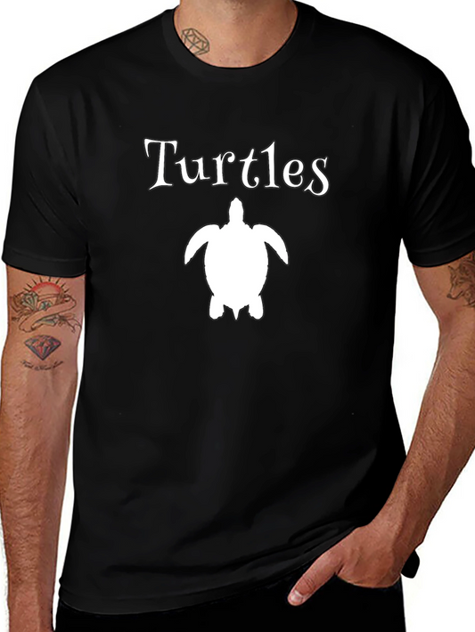 Black Turtles Graphic Tee | Casual Comfort