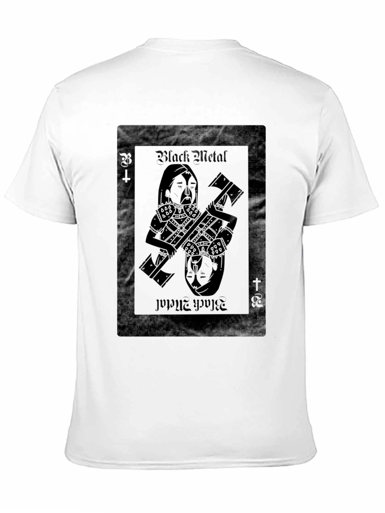 Black Metal Card T-Shirt - Dark Aesthetic Tee