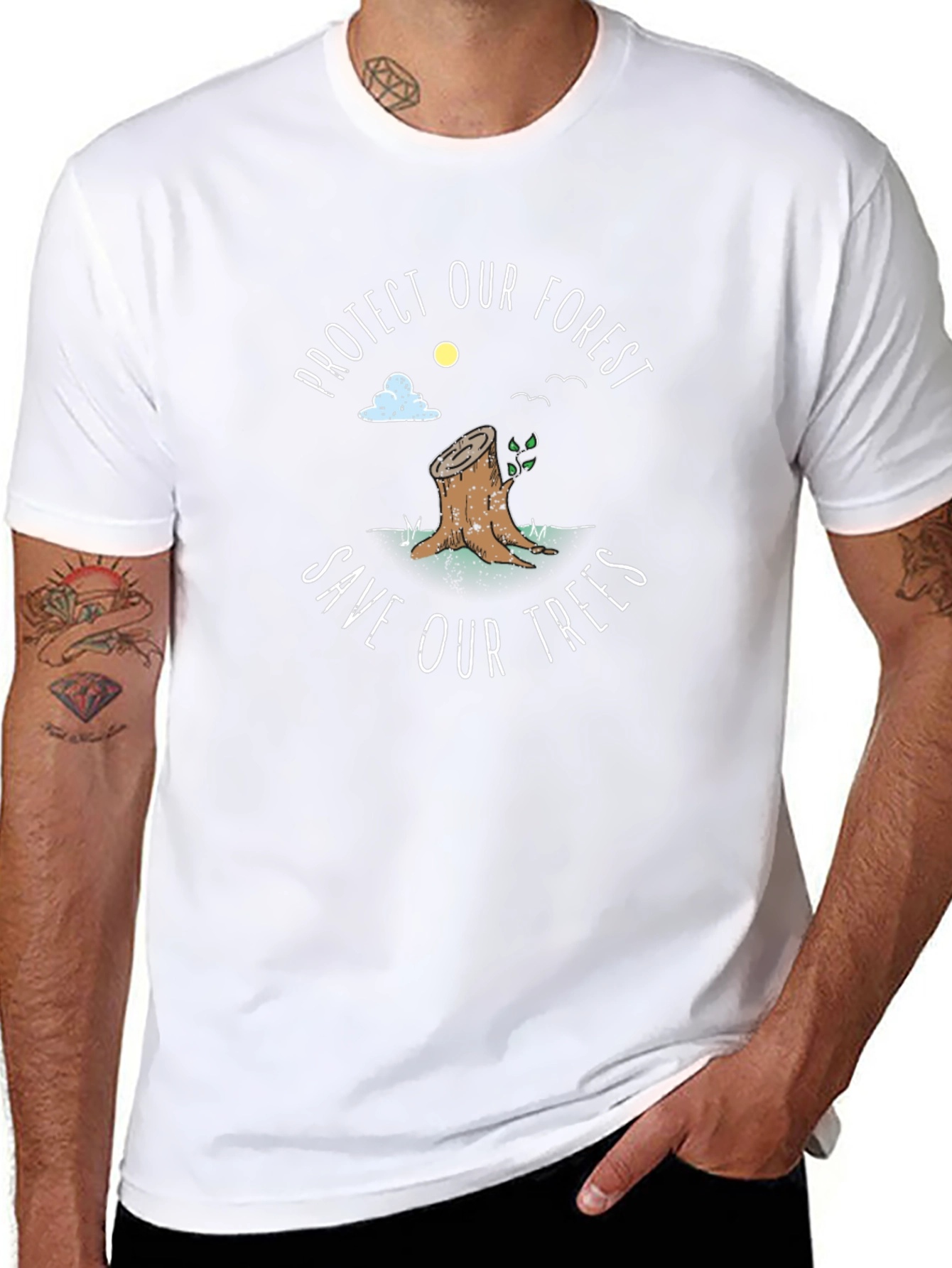Protect Our Forest Save Our Trees Graphic Tee