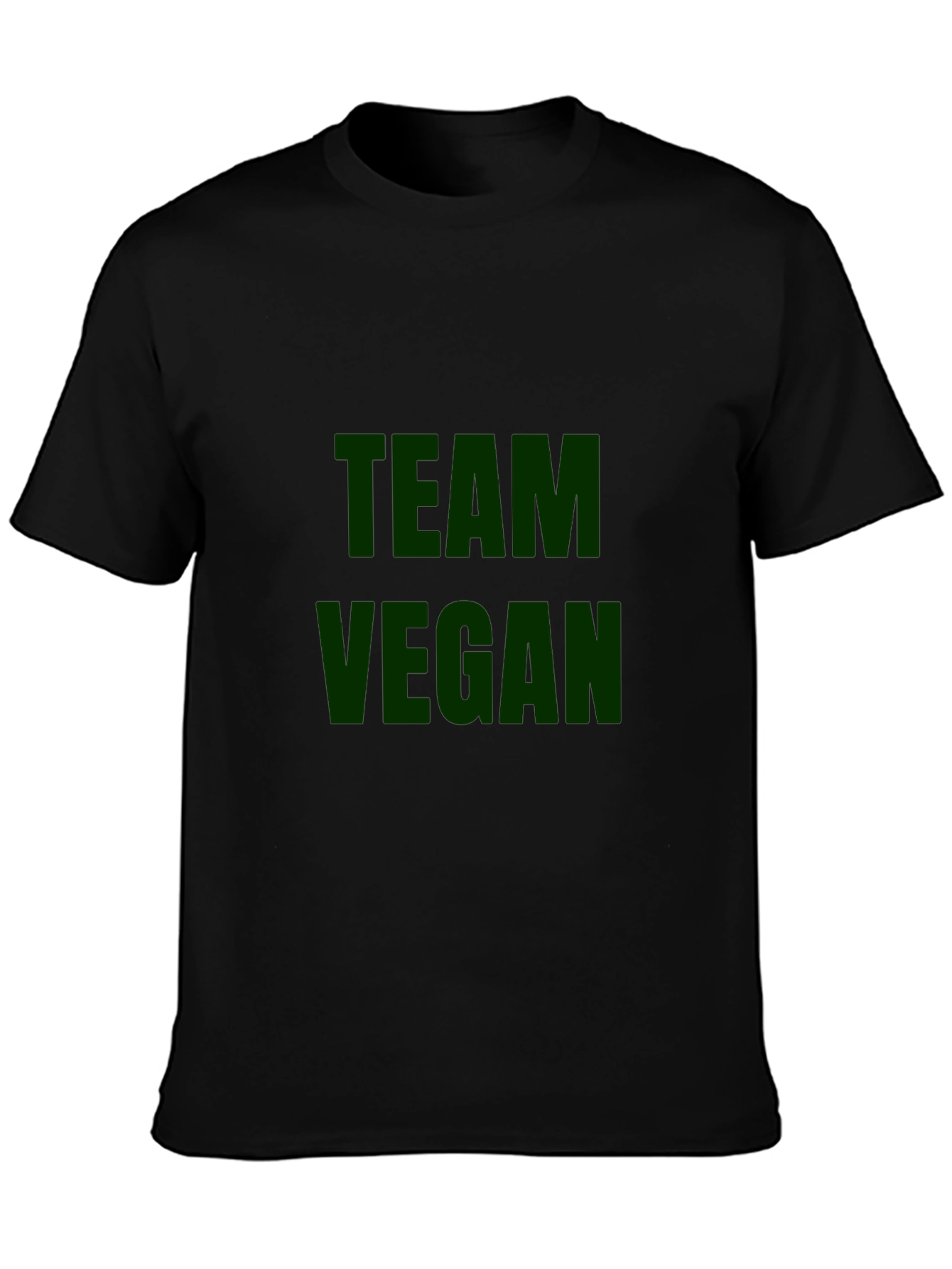Team Vegan Graphic T-Shirt - Black