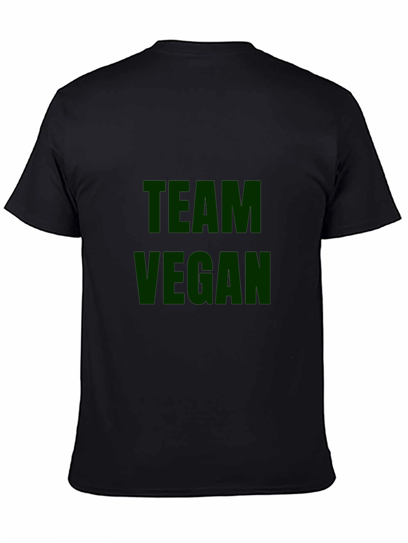 Team Vegan Graphic T-Shirt - Black
