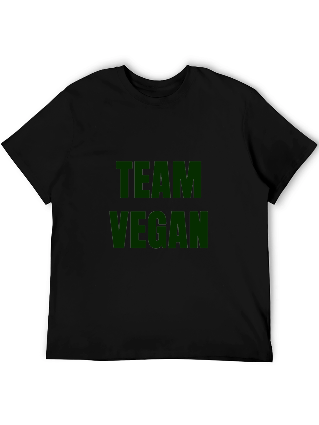 Team Vegan Graphic T-Shirt - Black