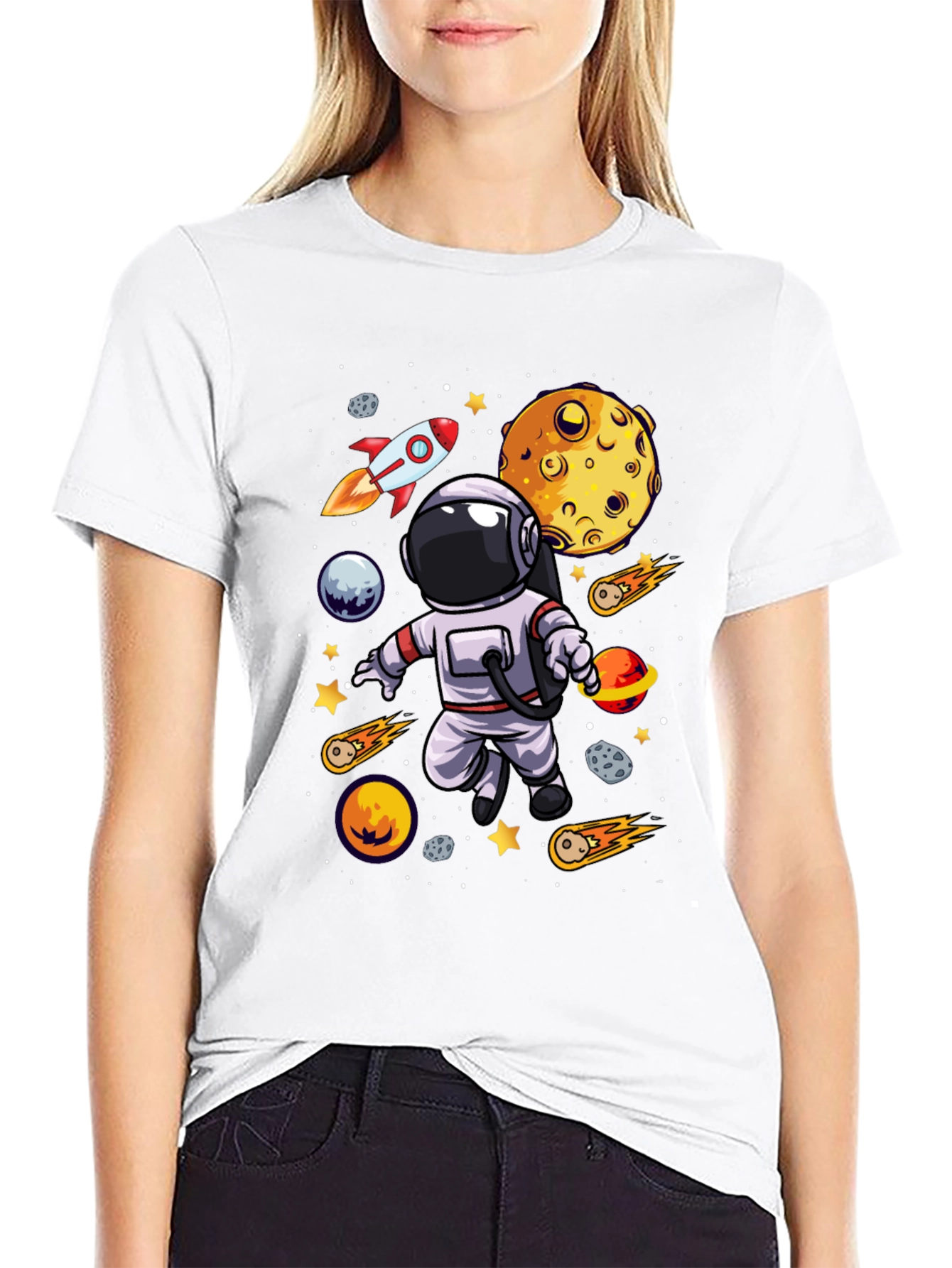 Astronaut Galaxy Graphic Tee
