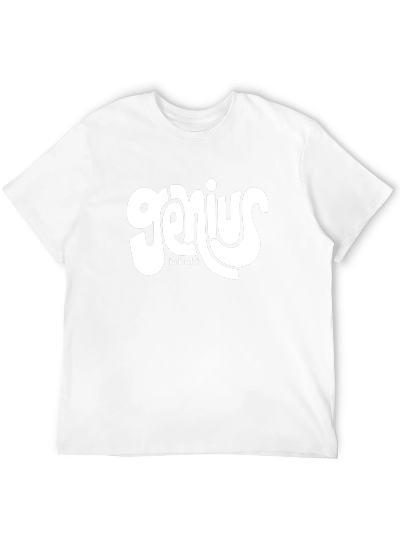 Genius Black Graphic T-Shirt | Iakuki