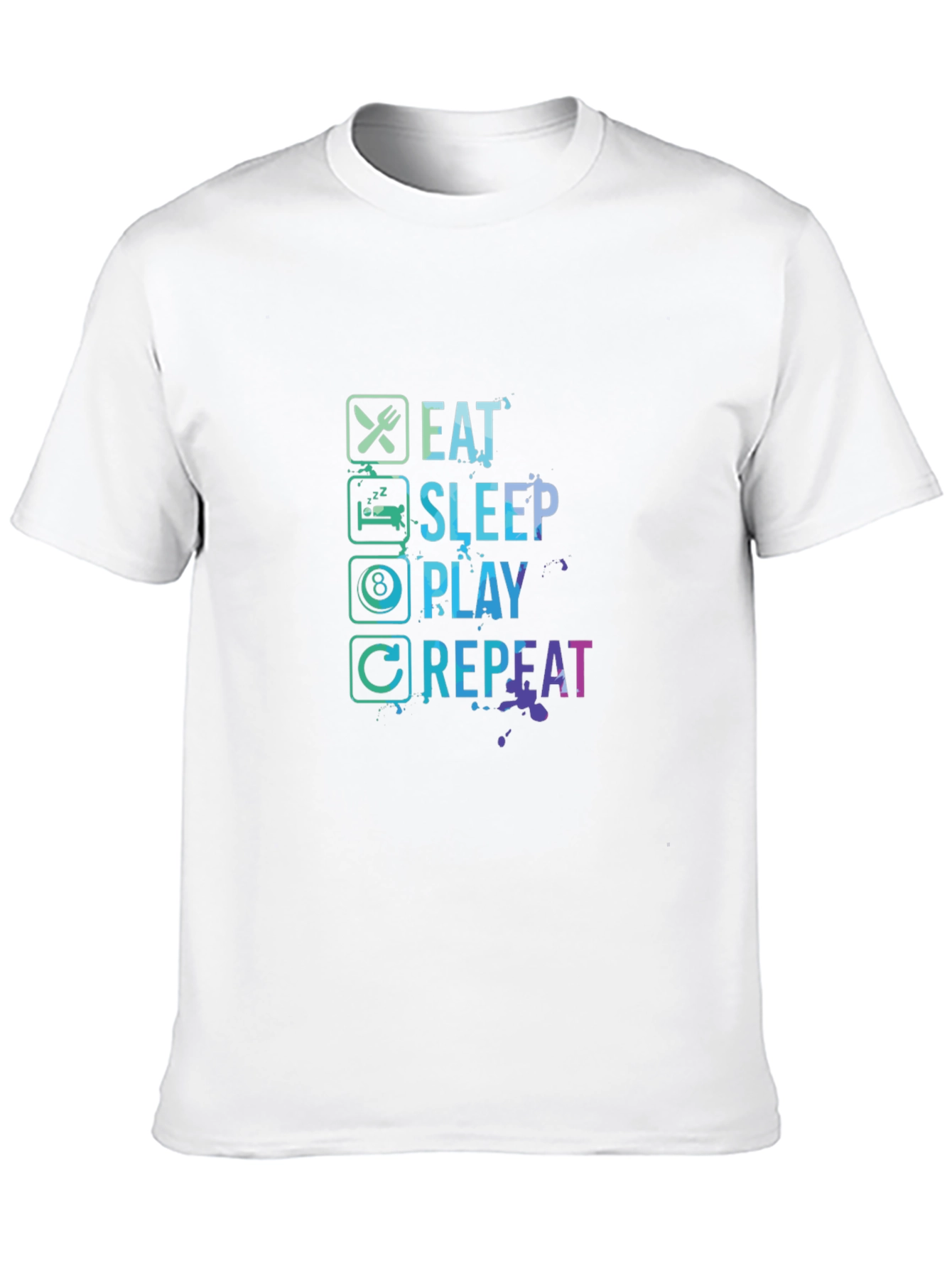 Eat Sleep Play Repeat Gamer Graphic Tee