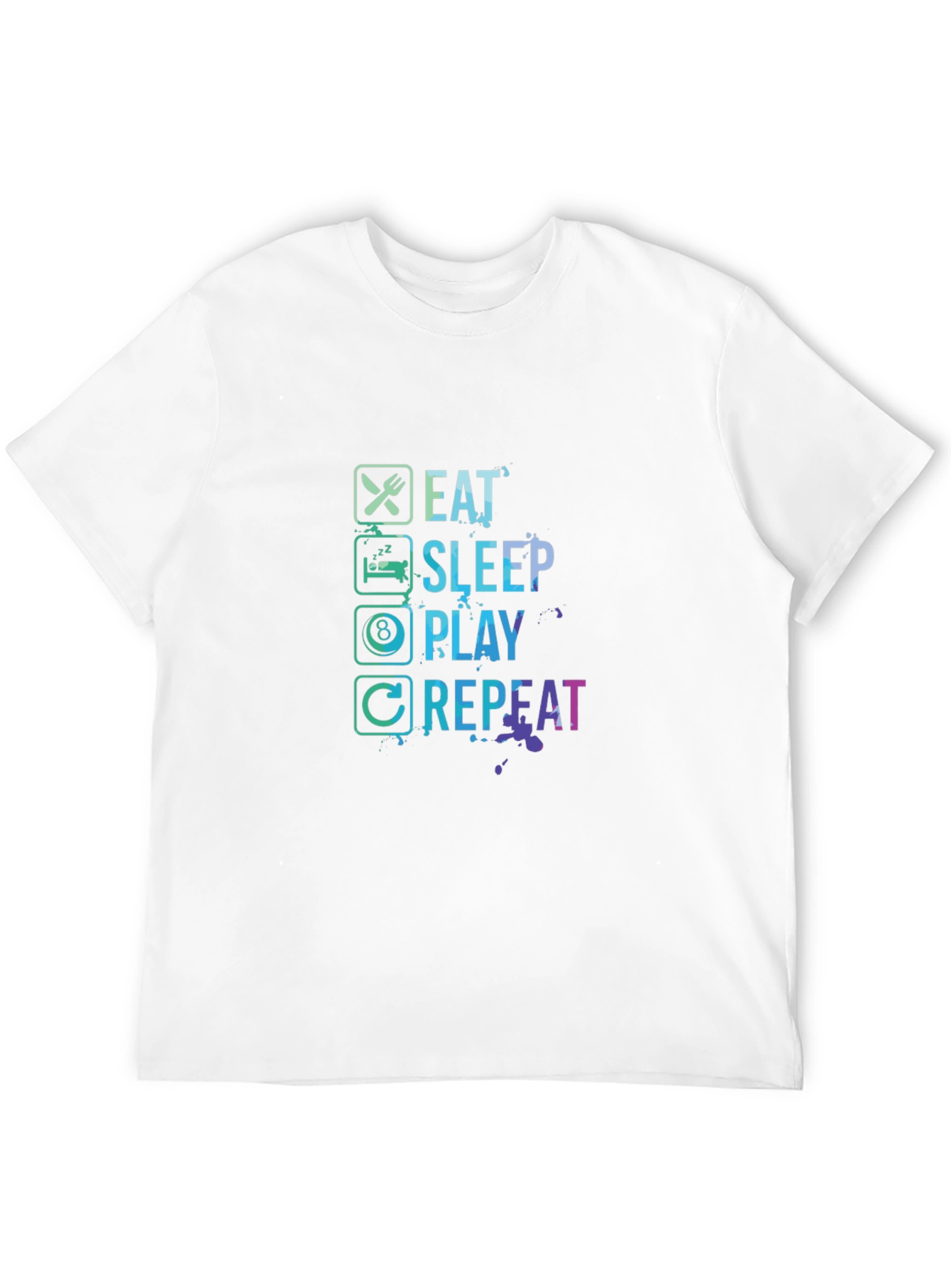 Eat Sleep Play Repeat Gamer Graphic Tee