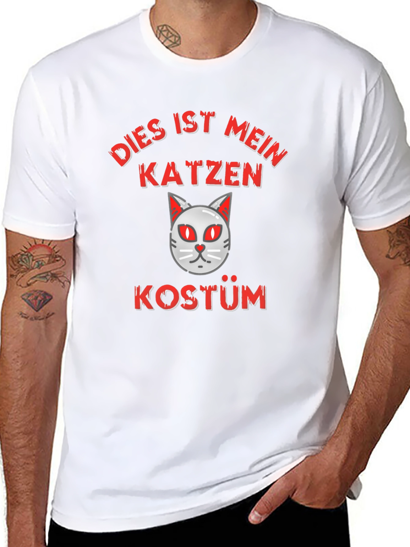 Funny German Cat Costume T-Shirt