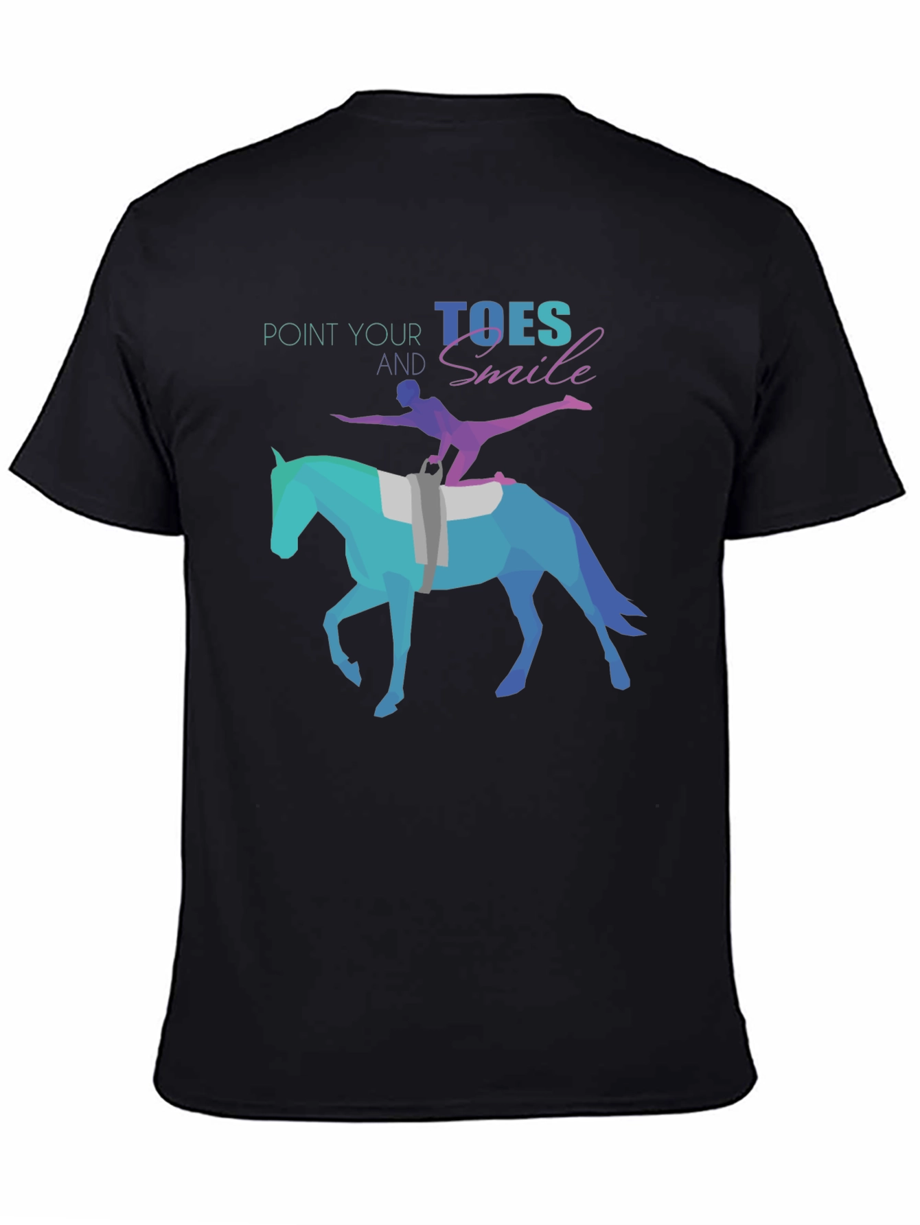 Equestrian T-Shirt: Point Your Toes and Smile