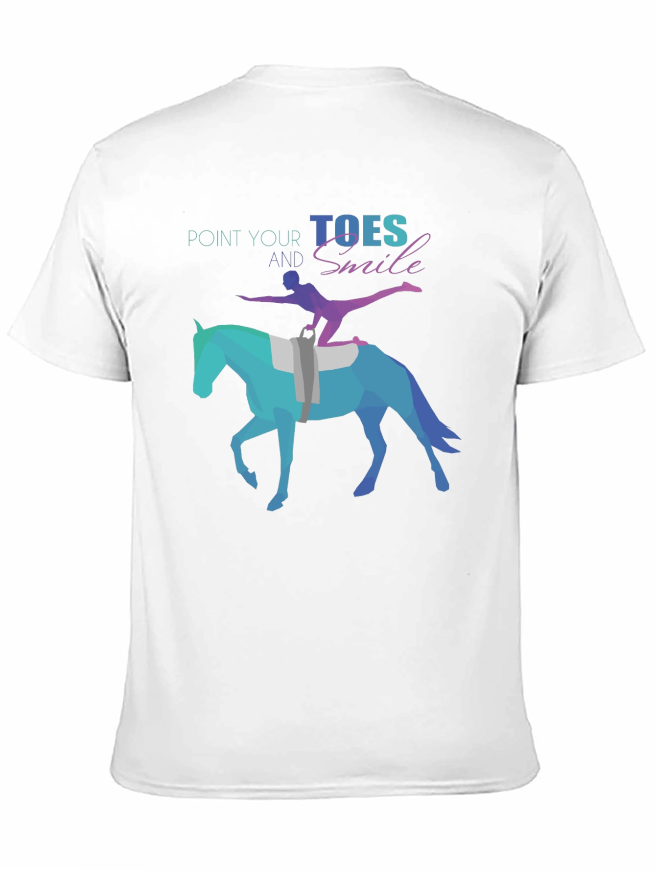 Equestrian T-Shirt: Point Your Toes and Smile