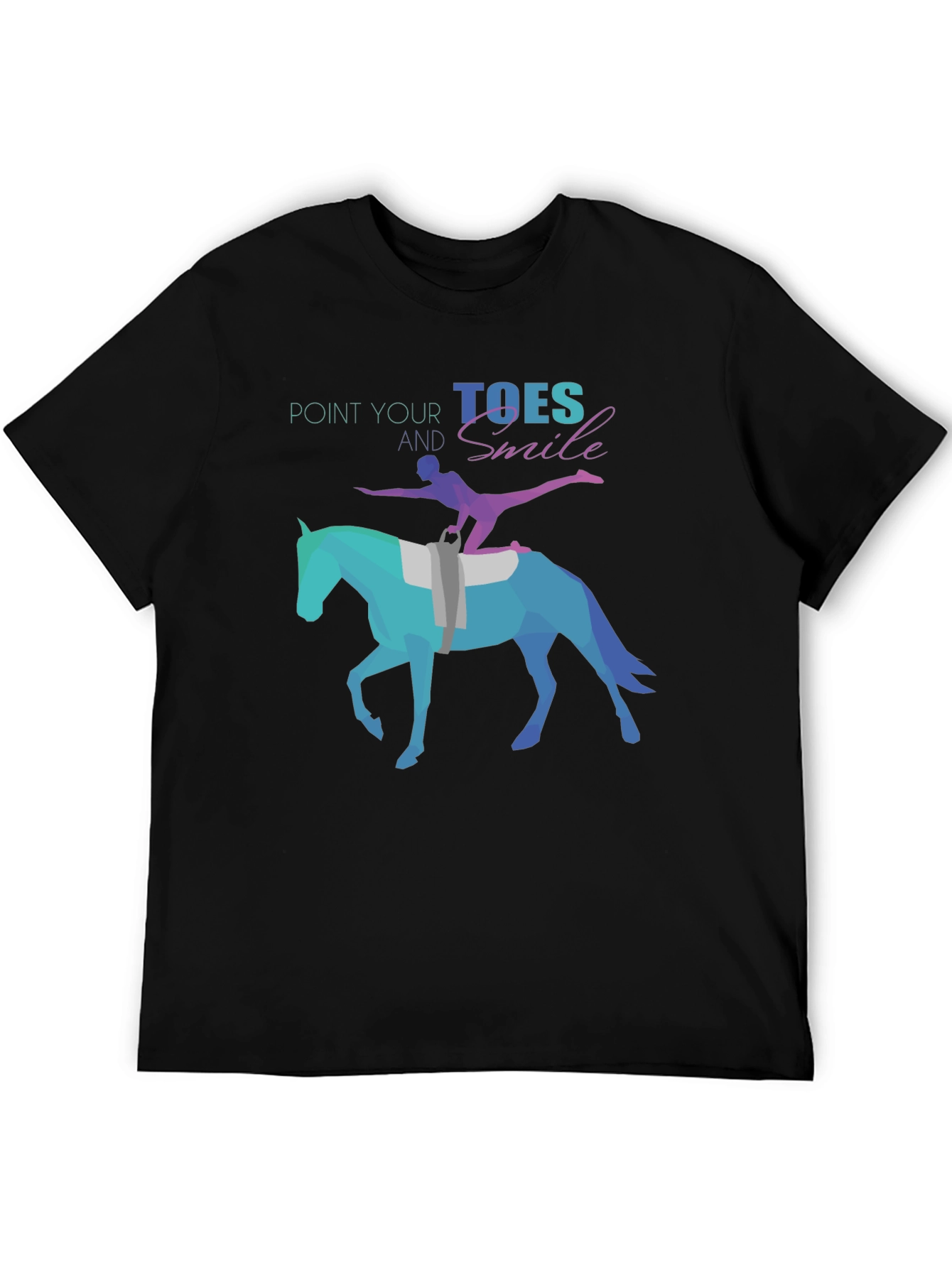 Equestrian T-Shirt: Point Your Toes and Smile