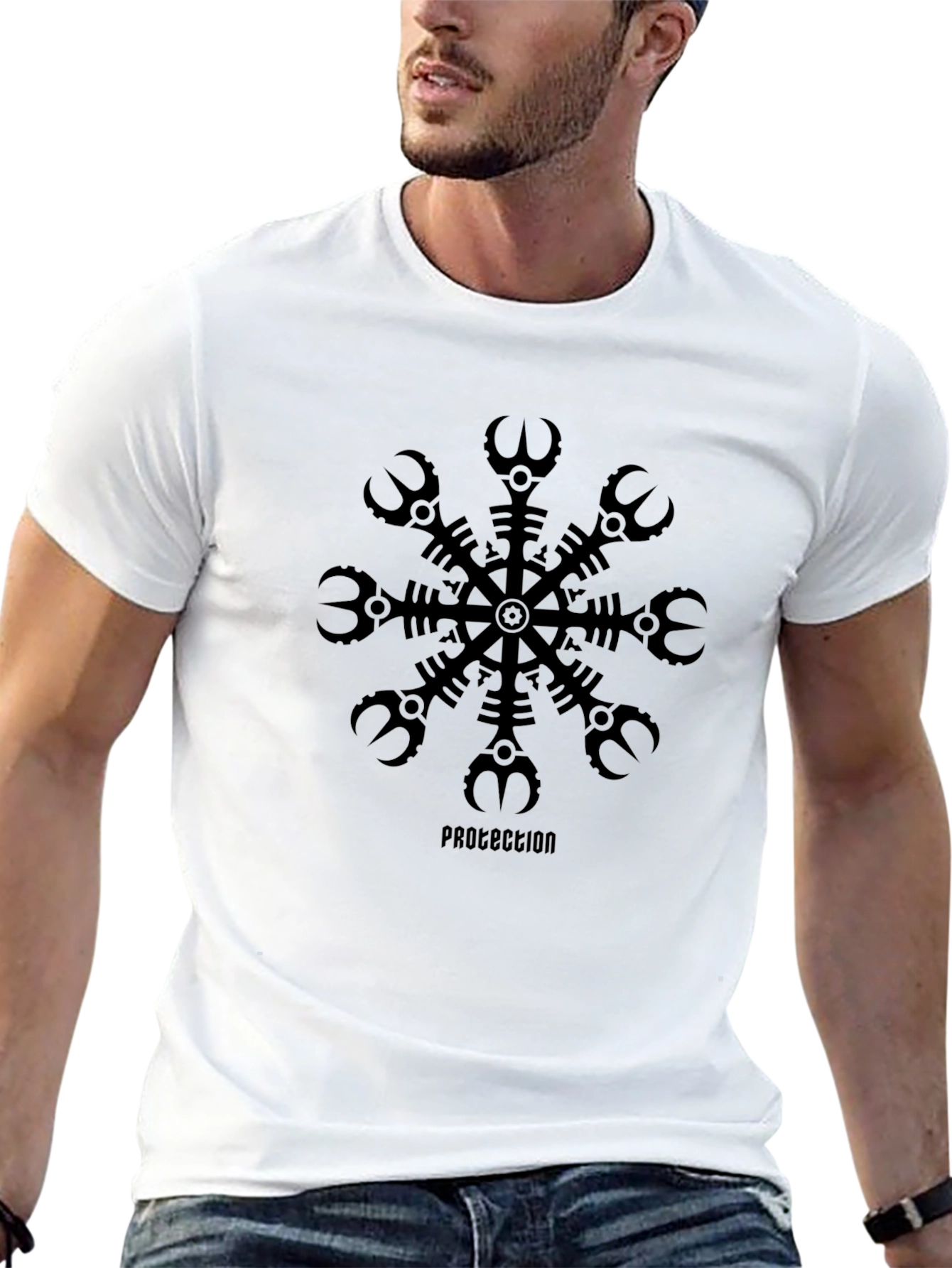 Protection Symbol Graphic T-Shirt