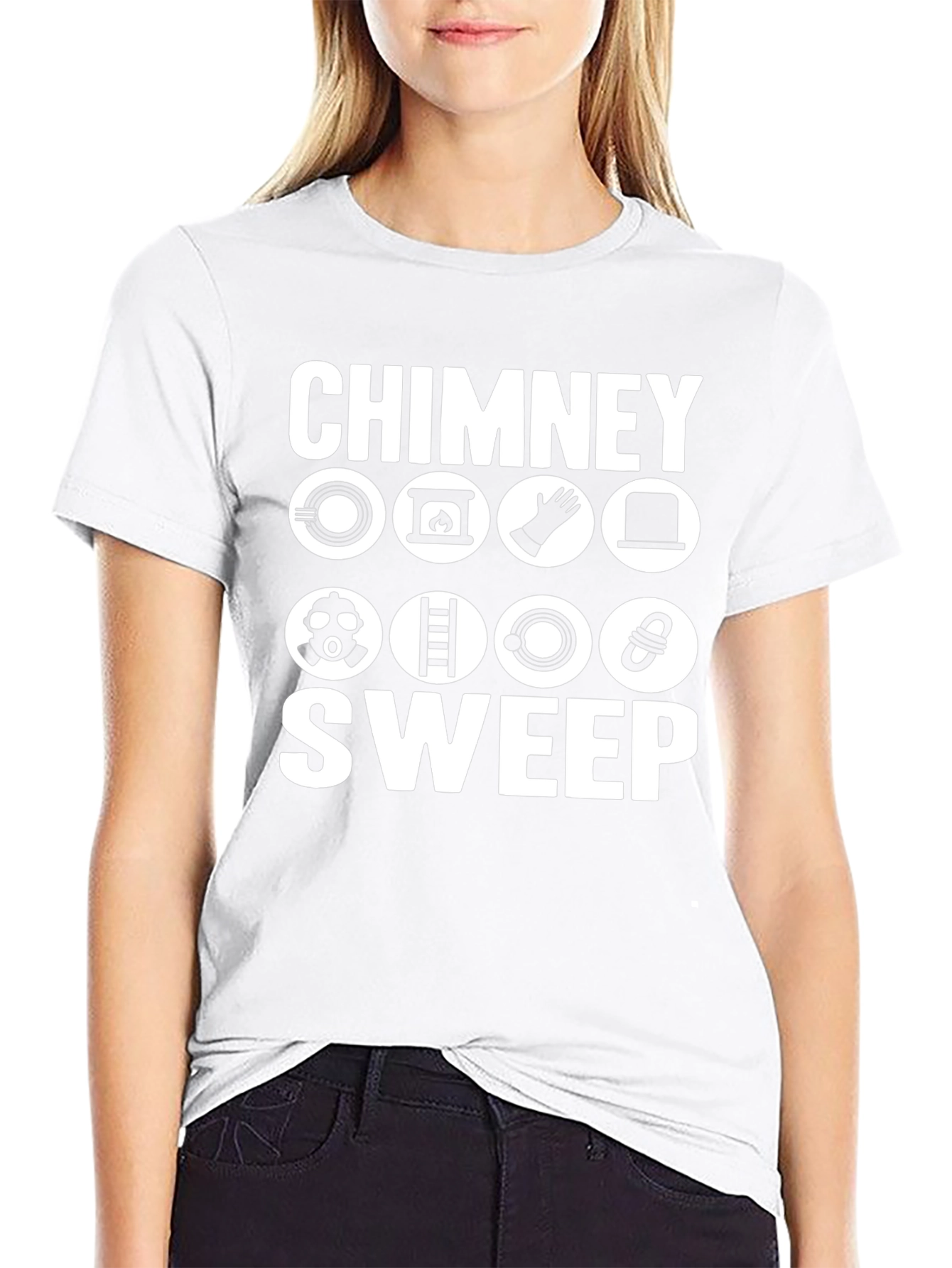 Chimney Sweep Graphic Tee Black