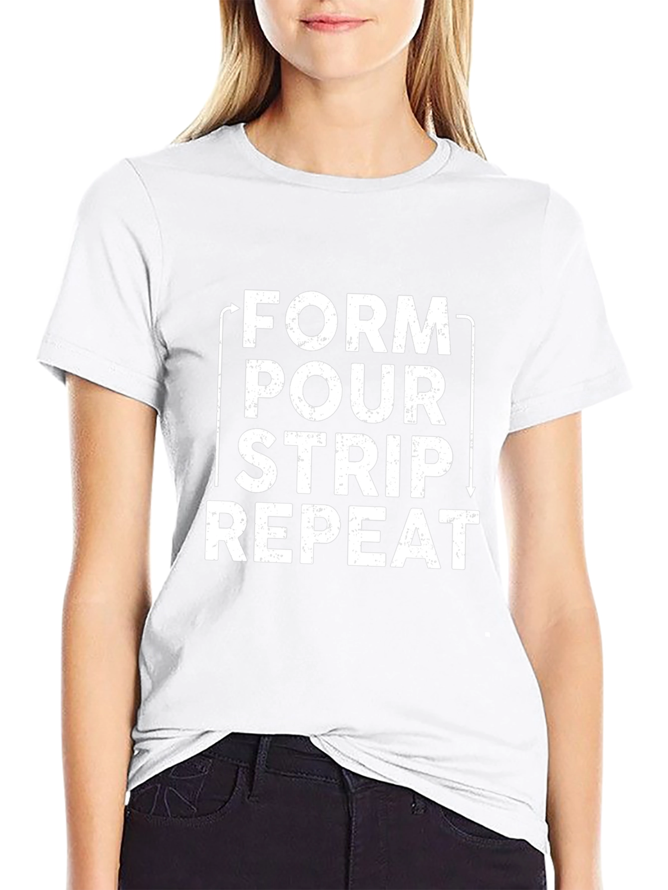 Form Pour Strip Repeat T-Shirt