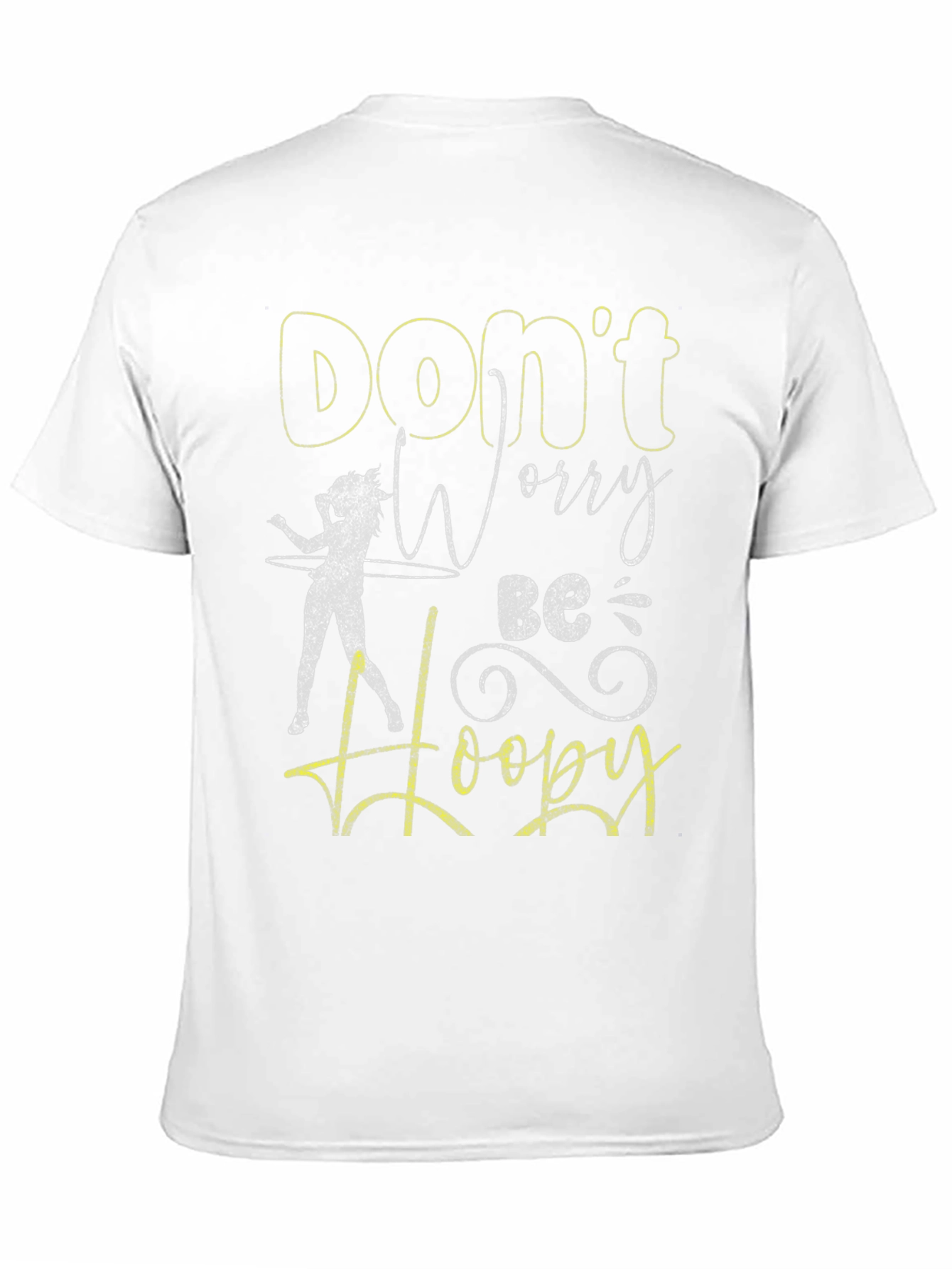 Dont Worry Be Hoopy Black Graphic Tee