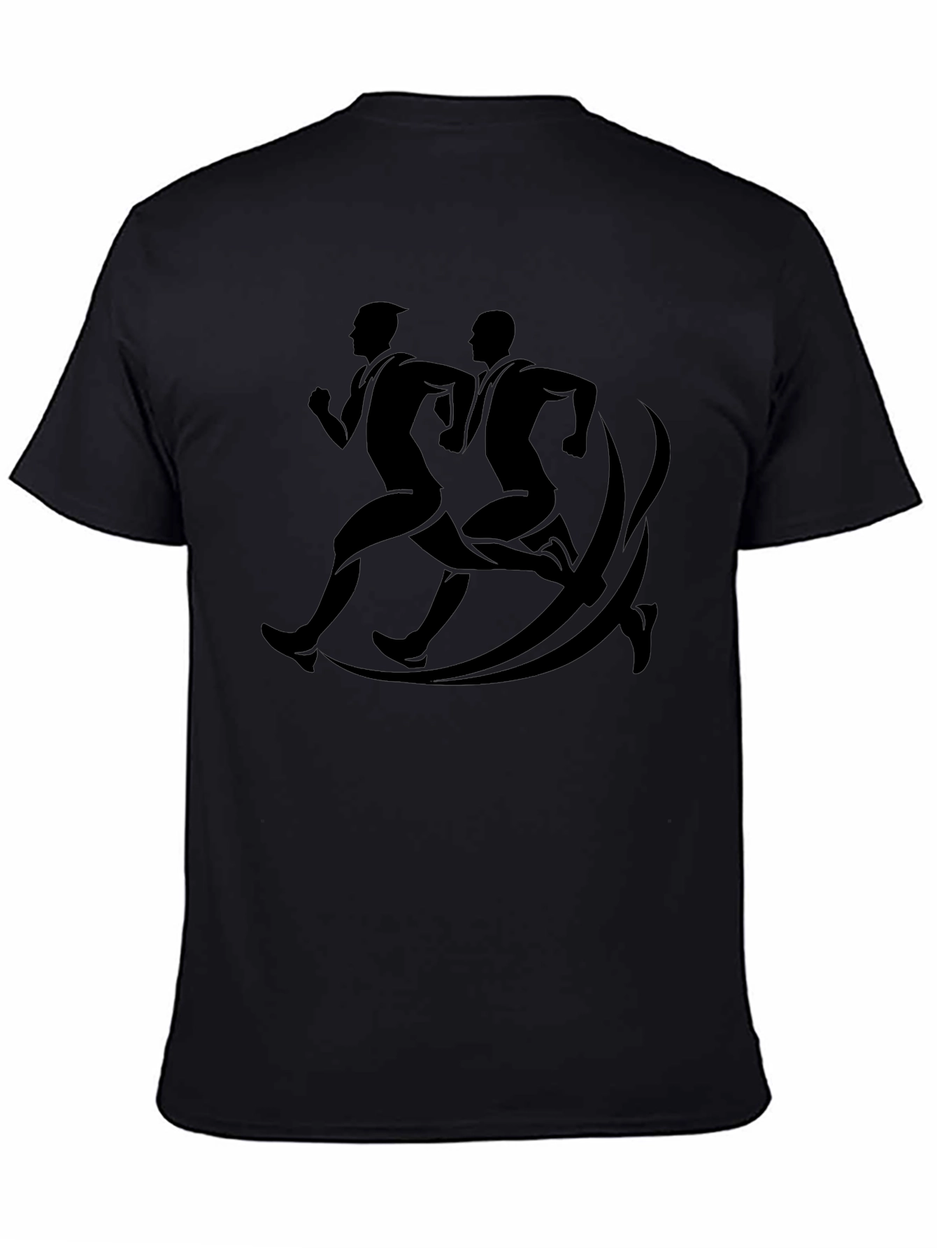 Black Running Silhouette T-Shirt