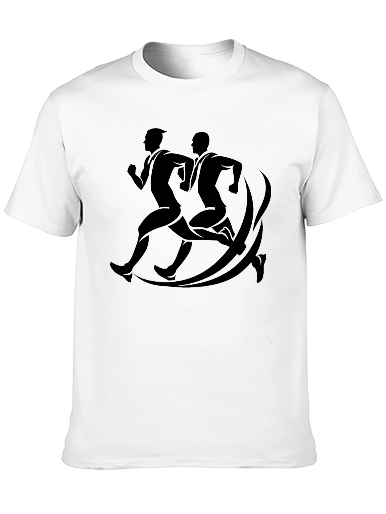 Black Running Silhouette T-Shirt