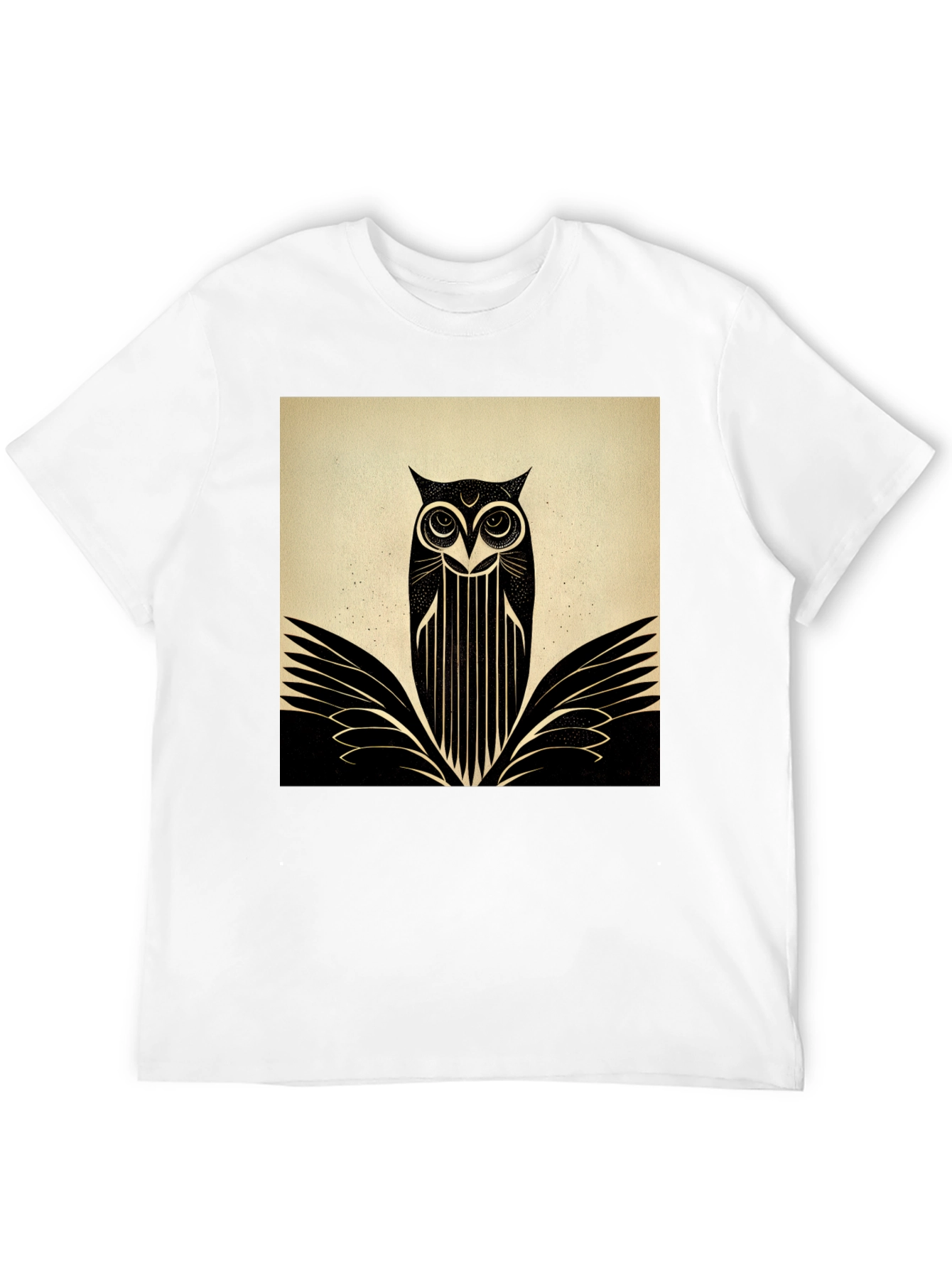 Art Deco Owl T-Shirt