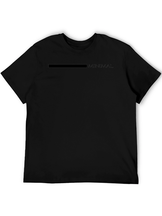 Minimalist Black T-Shirt | Modern Graphic Tee