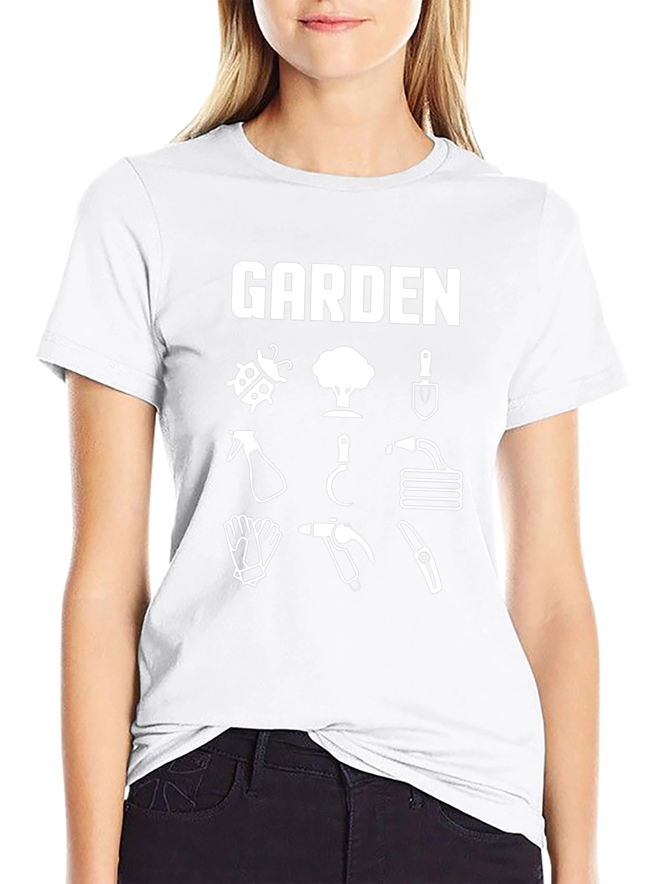 Garden T-Shirt - Gardener Tools Graphic Tee